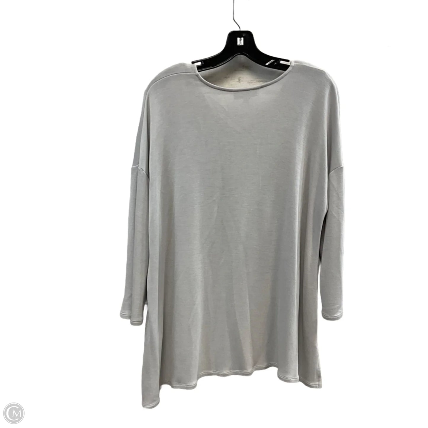 Top 3/4 Sleeve By Pure Jill In Grey, Size: L