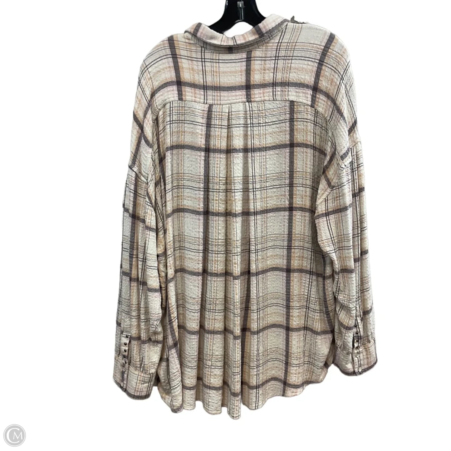 Blouse Long Sleeve By We The Free In Cream, Size: L