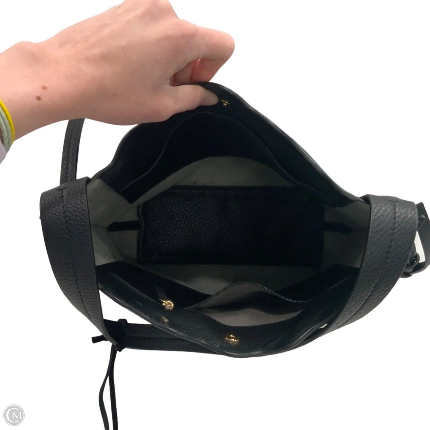 Handbag Leather By Vince Camuto, Size: Medium