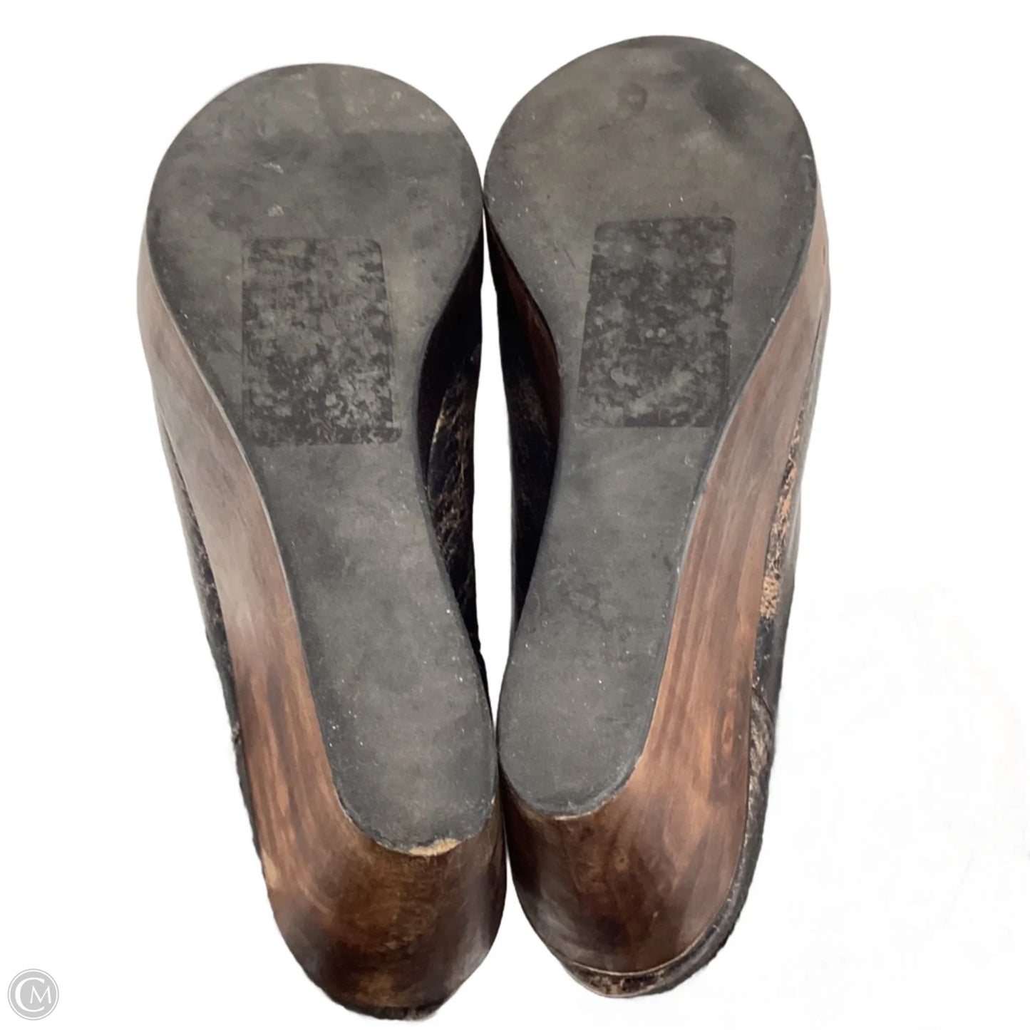 Boots Ankle Heels By Bed Stu In Brown, Size: 8.5