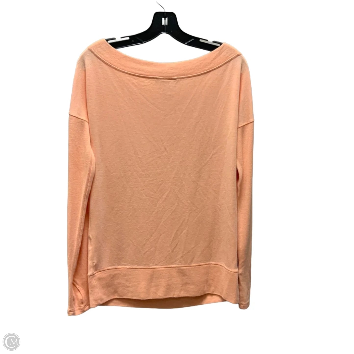 Athletic Top Long Sleeve Crewneck By Athleta In Orange, Size: S