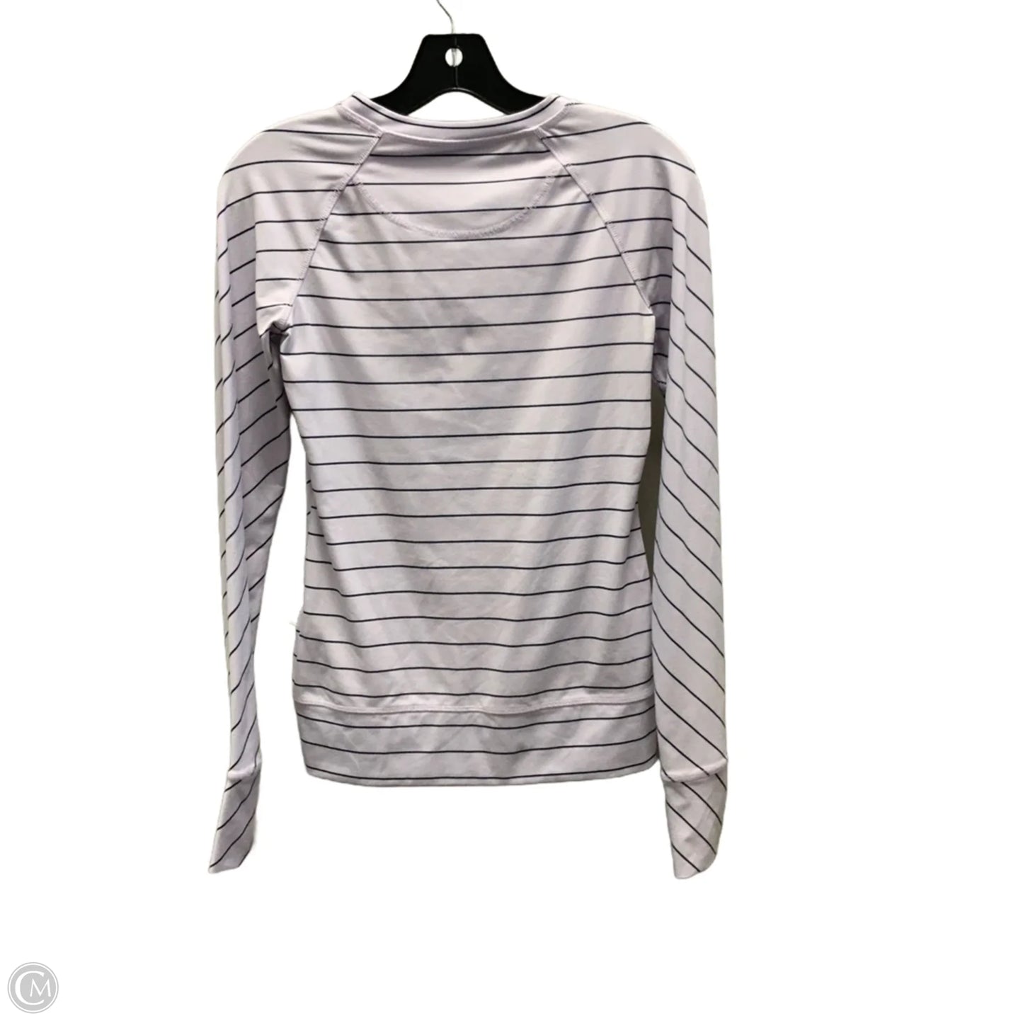 Athletic Top Long Sleeve Crewneck By Reebok In Purple, Size: Xs
