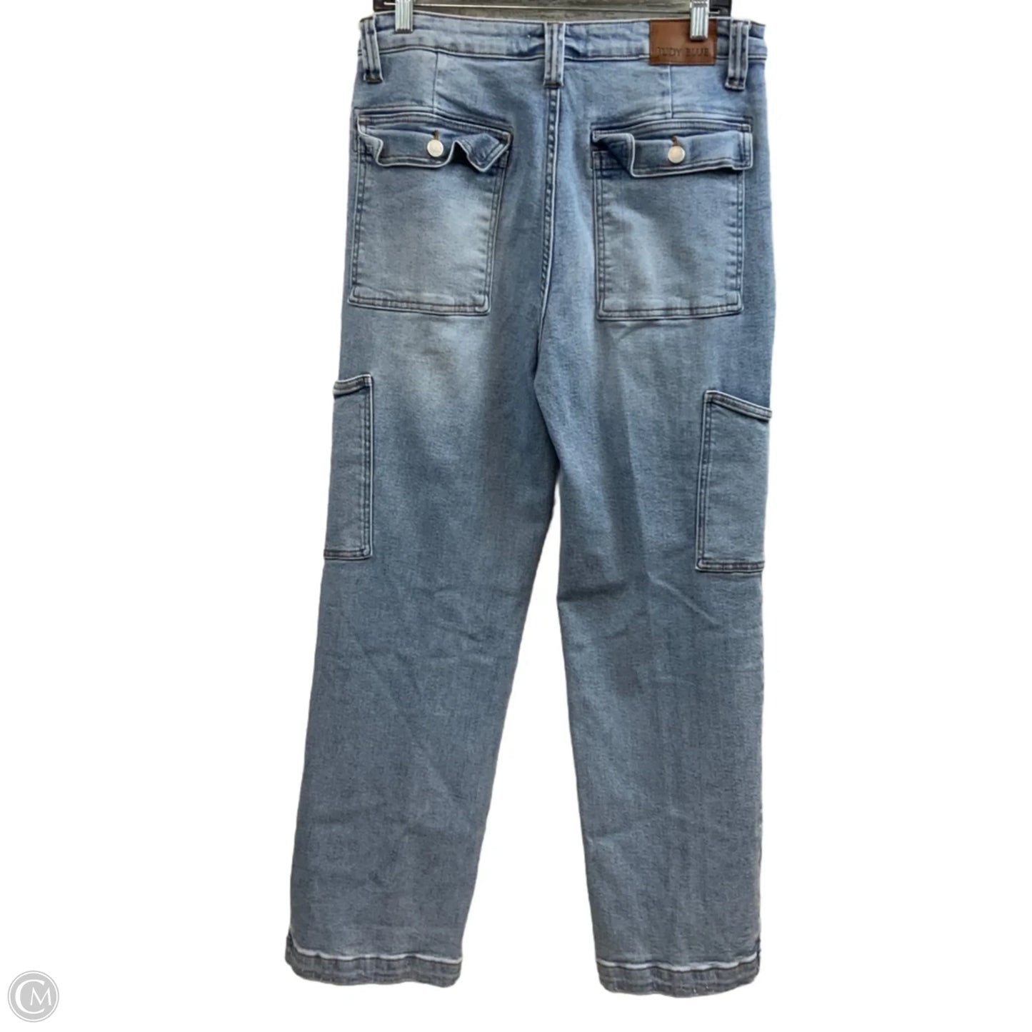 Jeans Straight By Judy Blue In Blue Denim, Size: 14