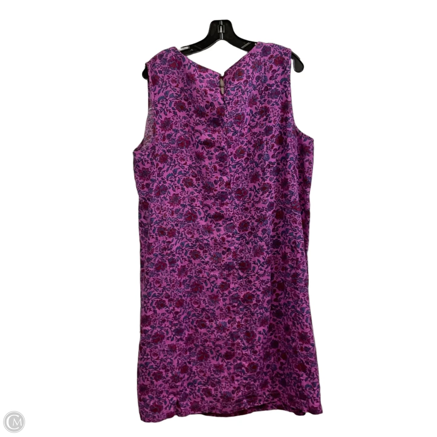 Dress Casual Midi By J. Jill In Purple, Size: 2x