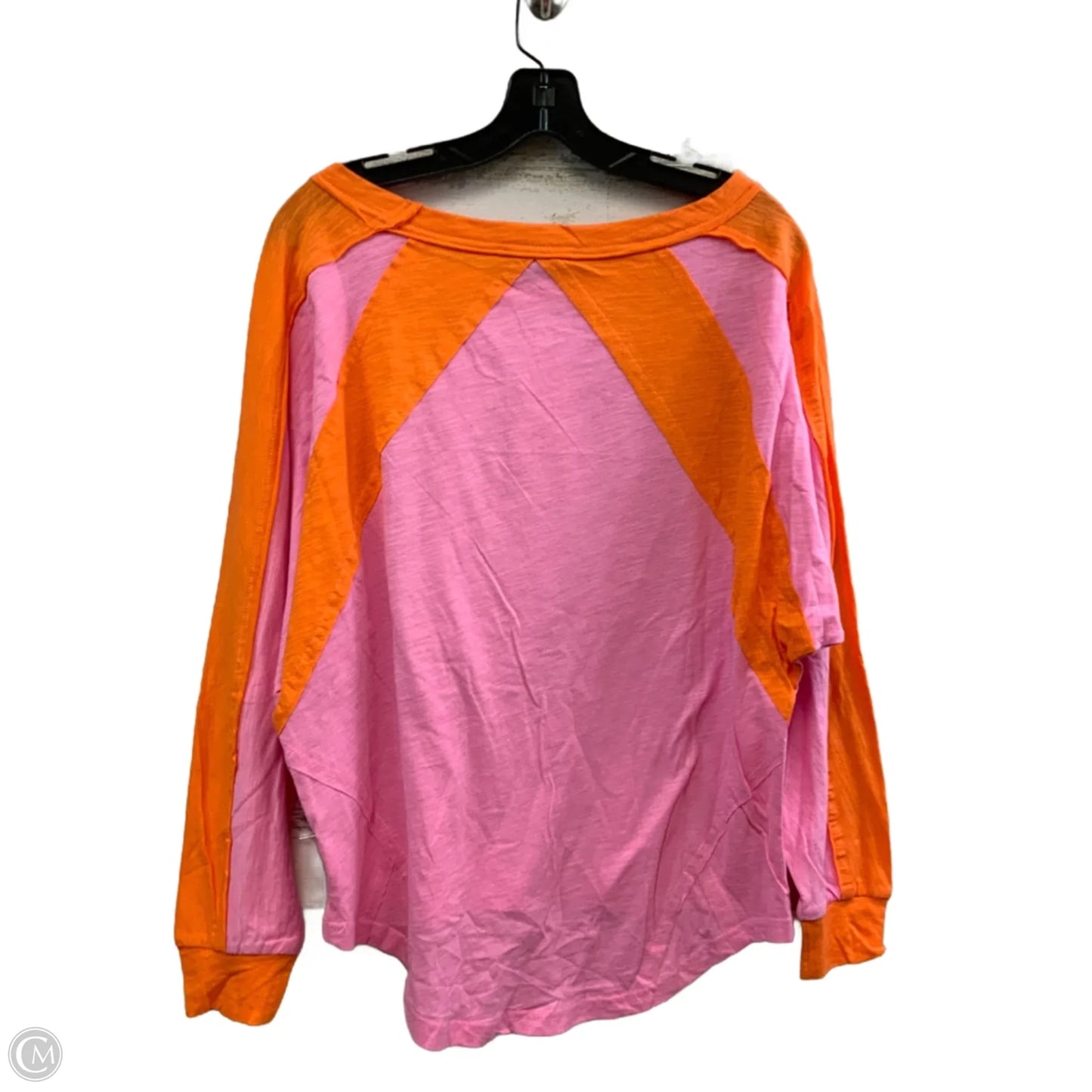 Top Long Sleeve By SUNDAY MORNING In Pink, Size: S