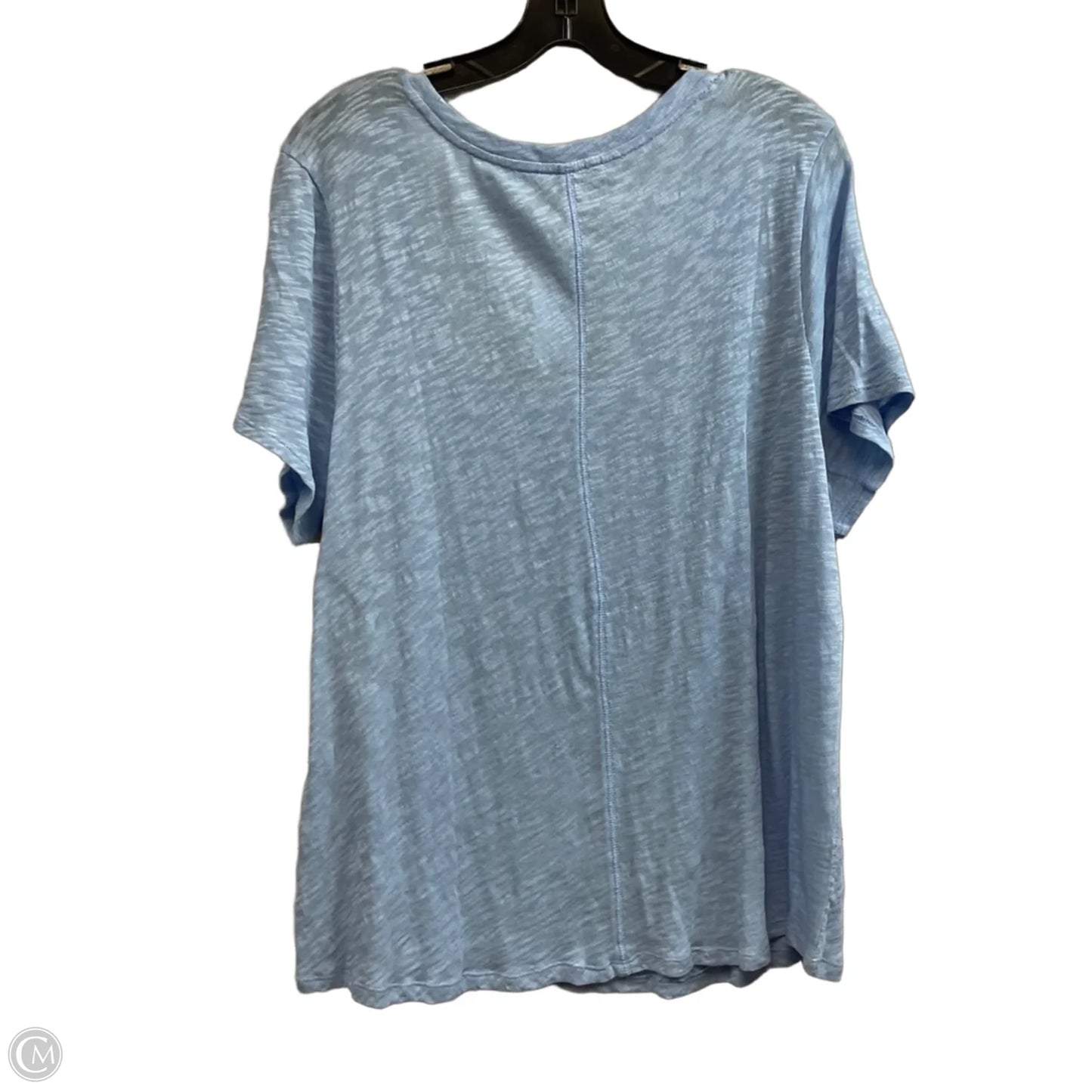Top Short Sleeve By Sundance In Blue, Size: Xl
