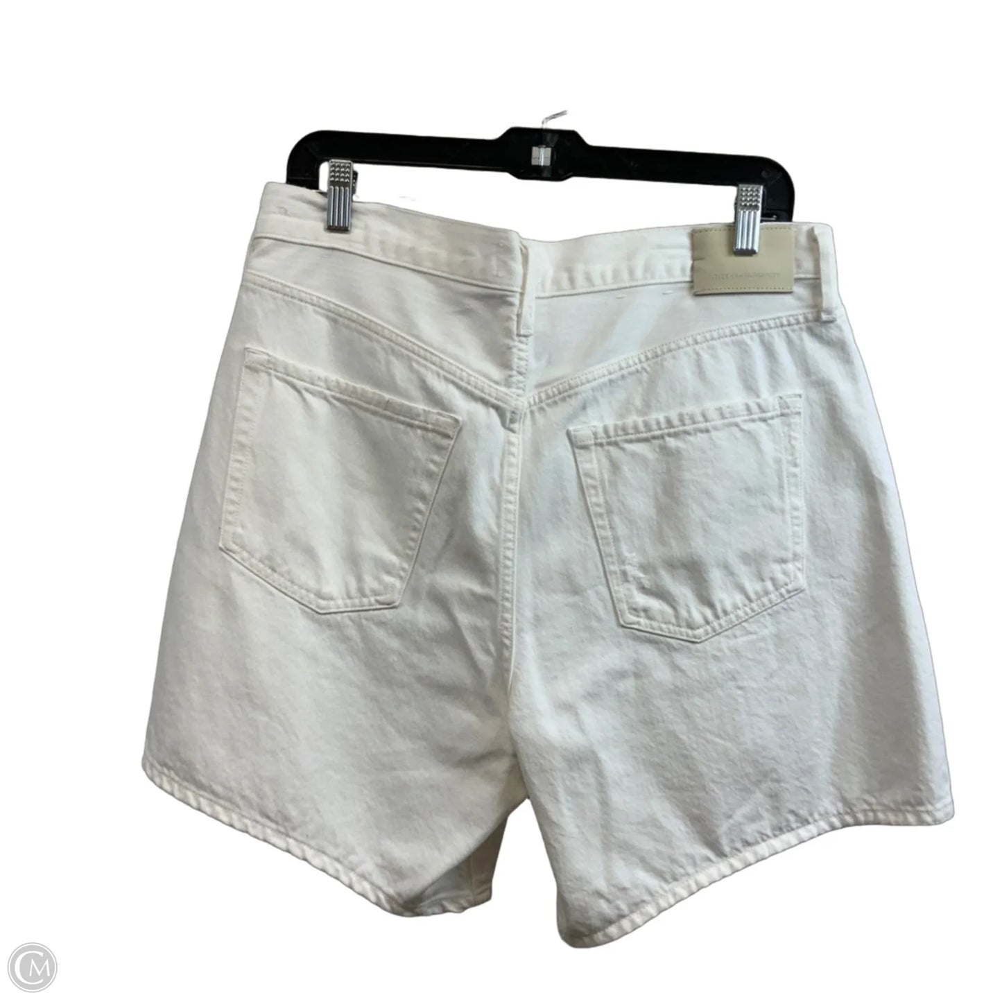 Shorts By Citizens Of Humanity In White Denim, Size: 10