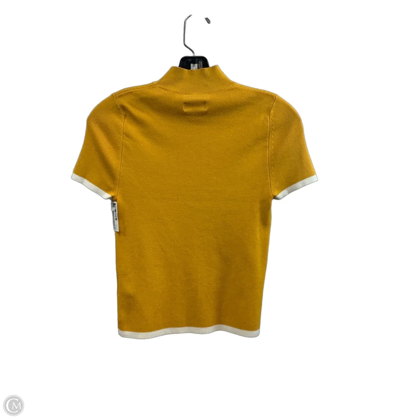 Top Short Sleeve By Maeve In Yellow, Size: Xs