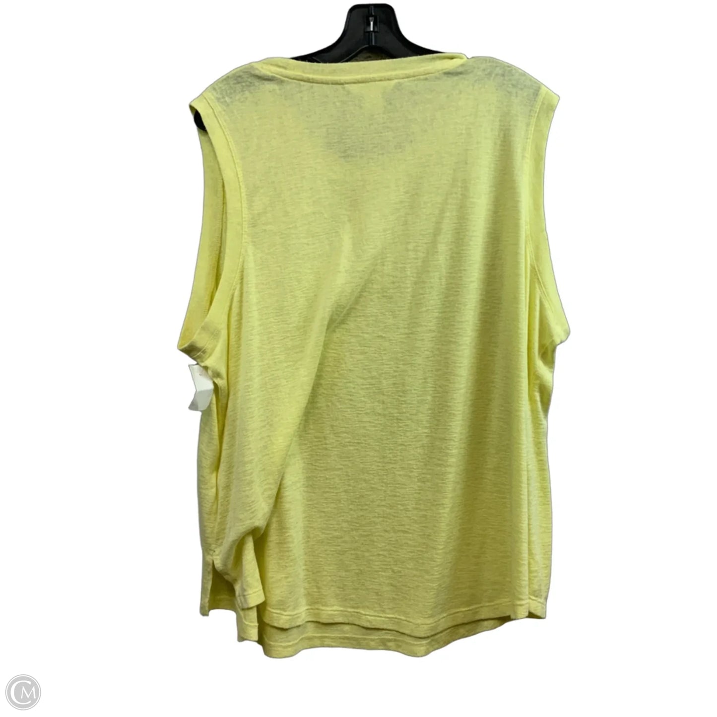 Athletic Tank Top By Athleta In Yellow, Size: 2x