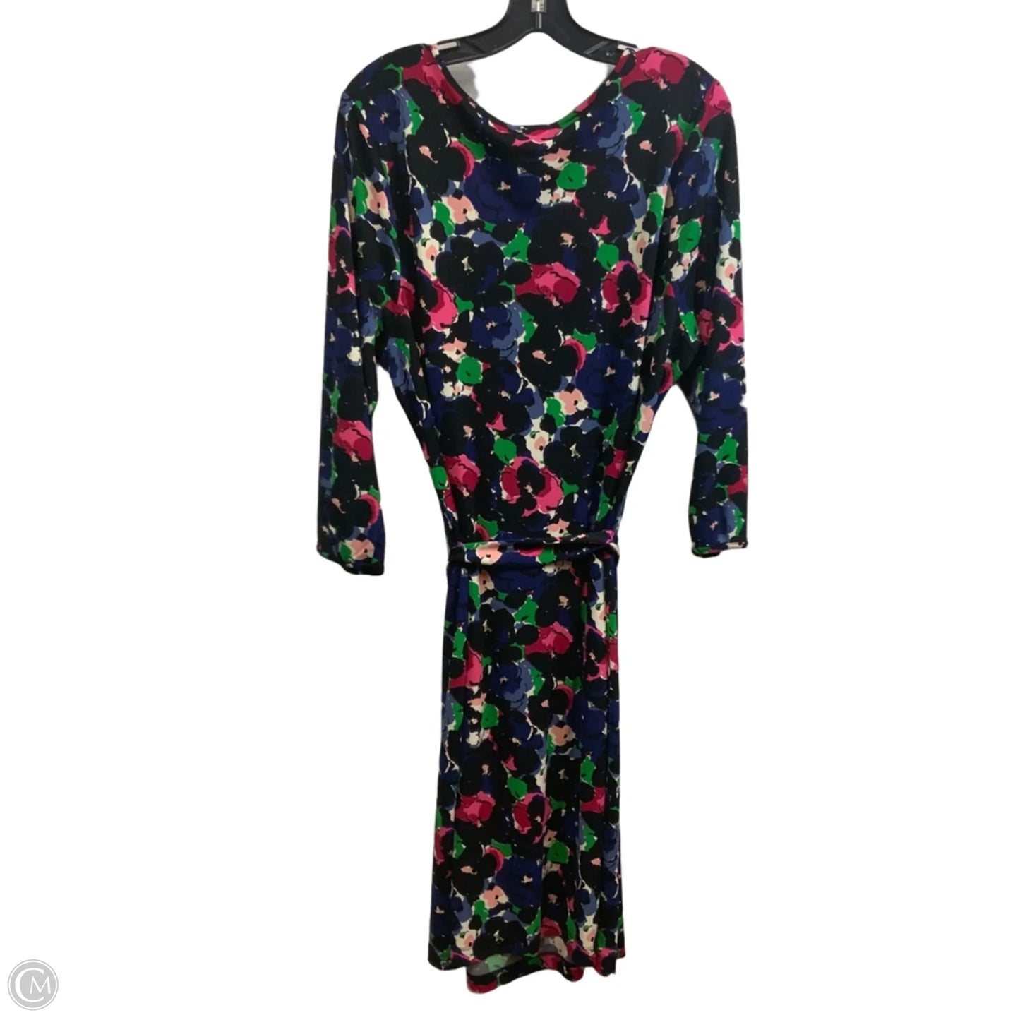 Dress Casual Midi By Talbots In Black, Size: 2x