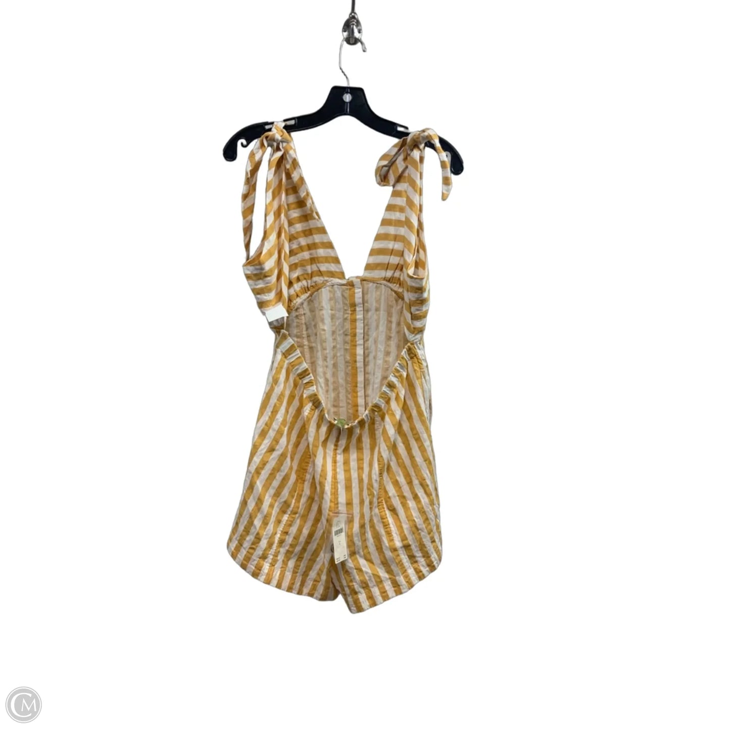 Romper By Anthropologie In Yellow, Size: L