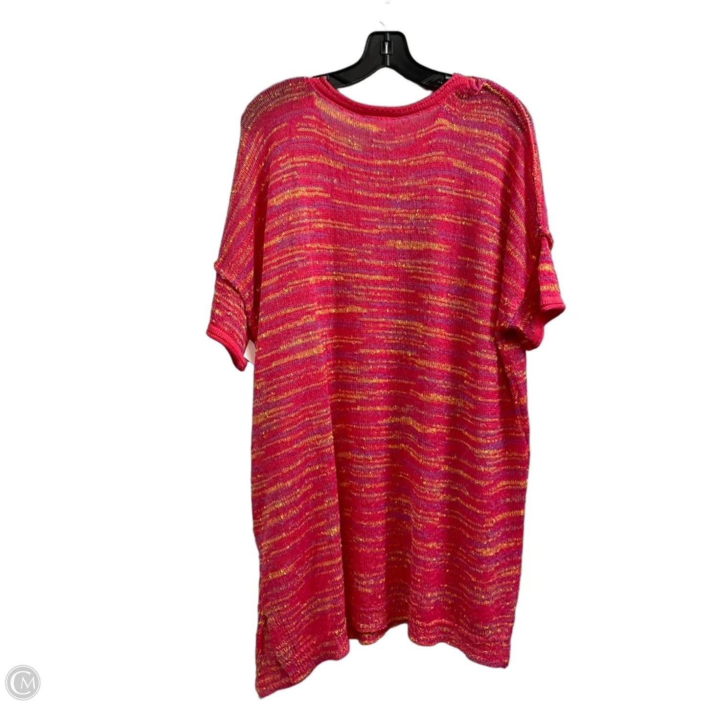 Top Short Sleeve By Easel In Pink, Size: M