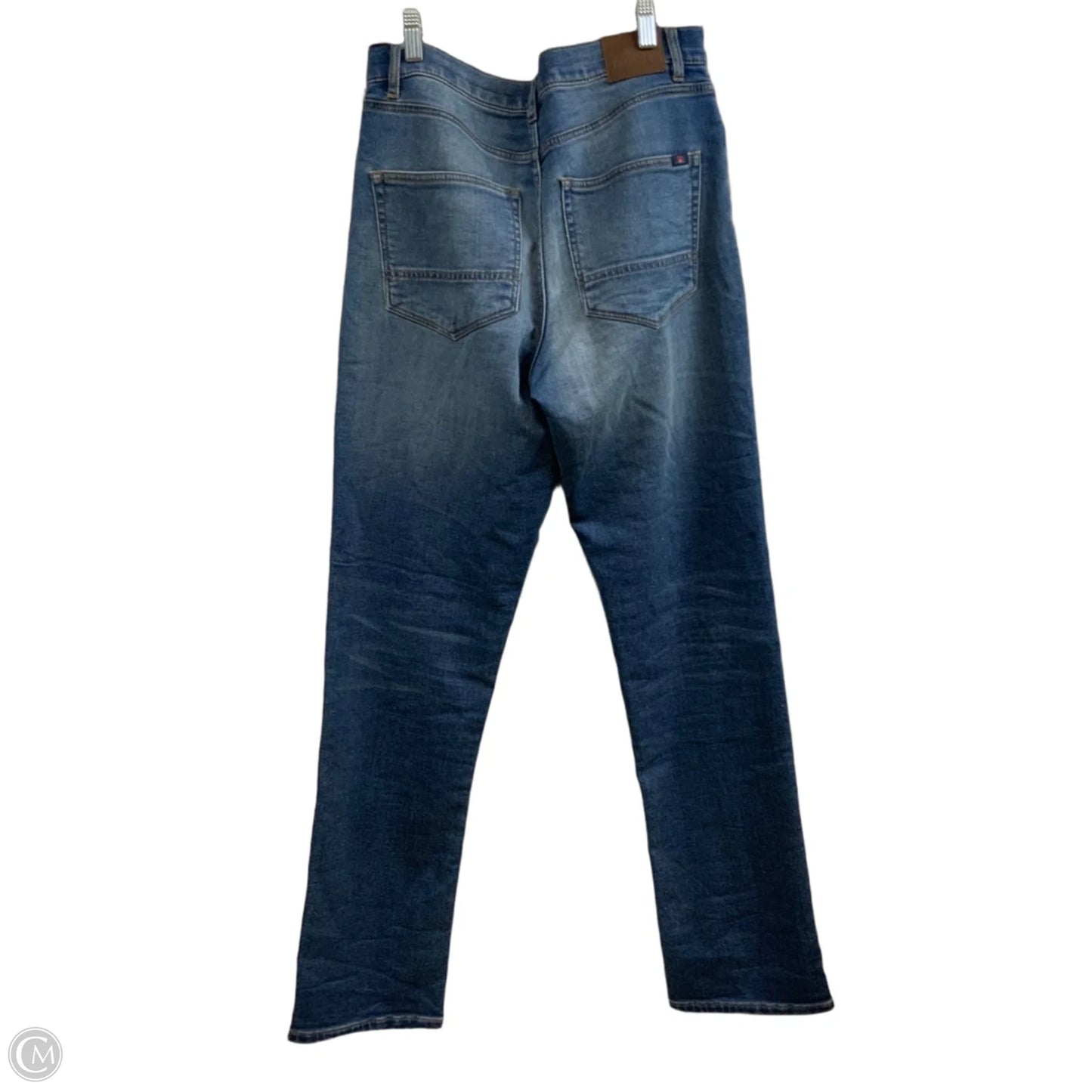 Jeans Straight By Faherty In Blue Denim, Size: 14