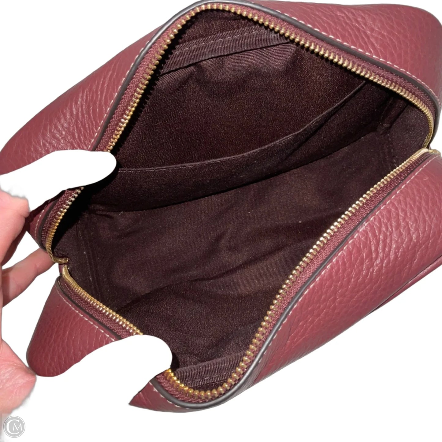 Makeup Bag Designer By Coach, Size: Medium