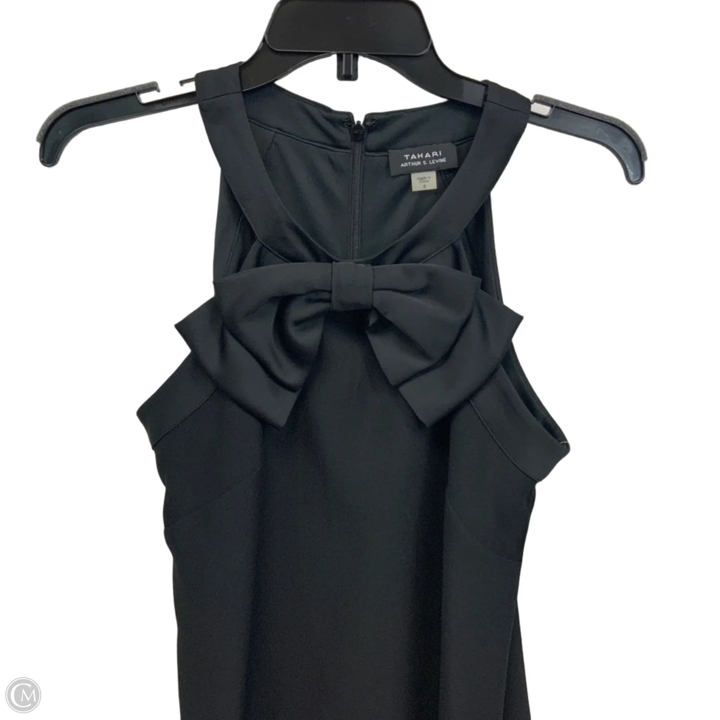 Dress Party Short By Tahari By Arthur Levine In Black, Size: S