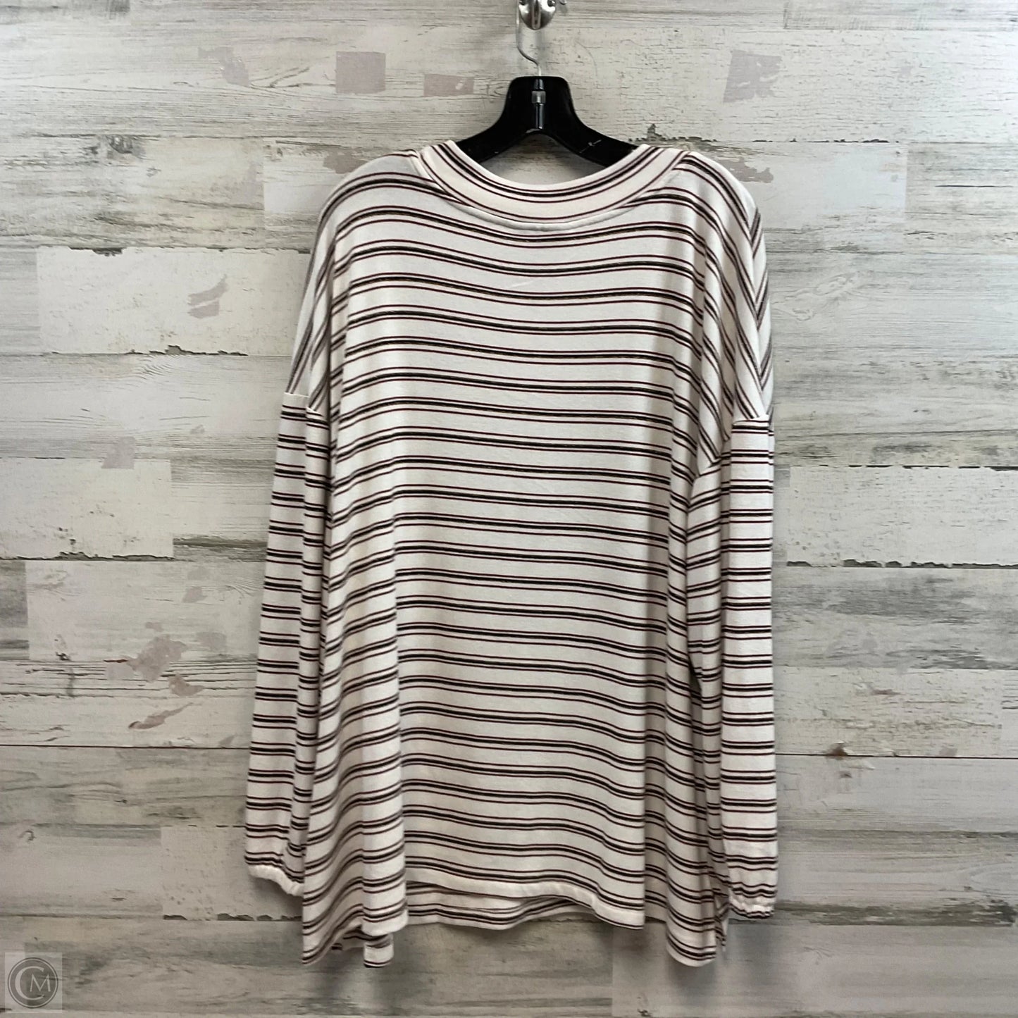 Top Long Sleeve By Lane Bryant In White, Size: 3x