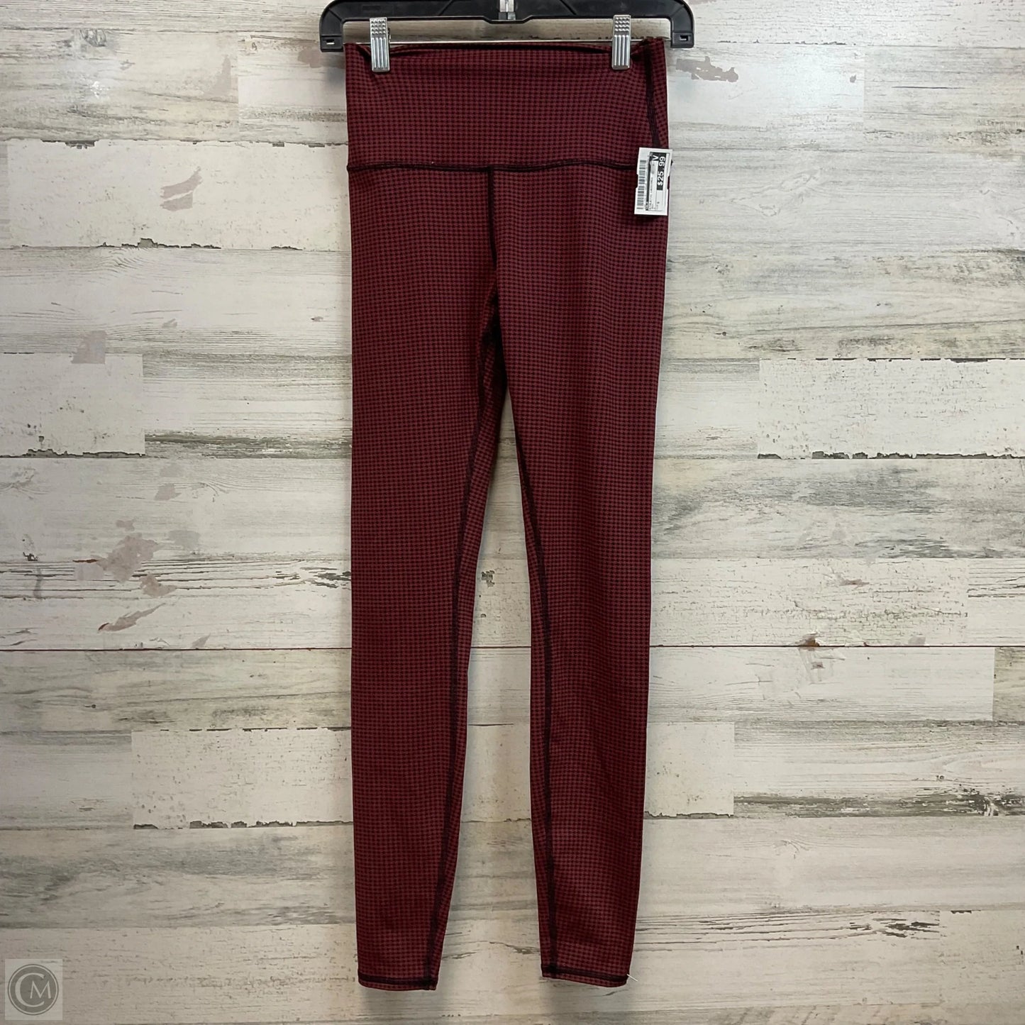 Athletic Leggings By Alo In Red, Size: S
