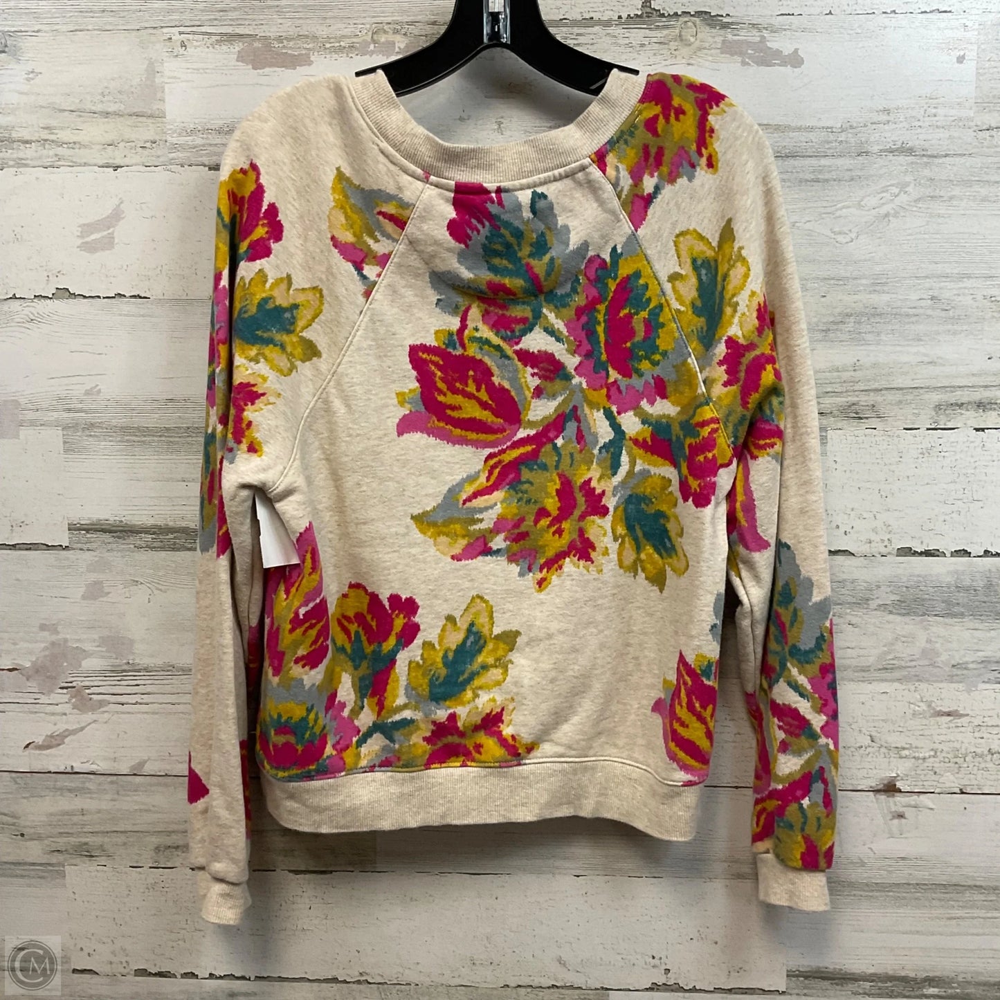 Top Long Sleeve By Saturday/sunday In Cream, Size: S