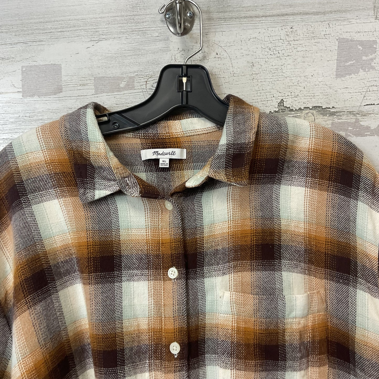 Blouse Long Sleeve By Madewell Size: Xl