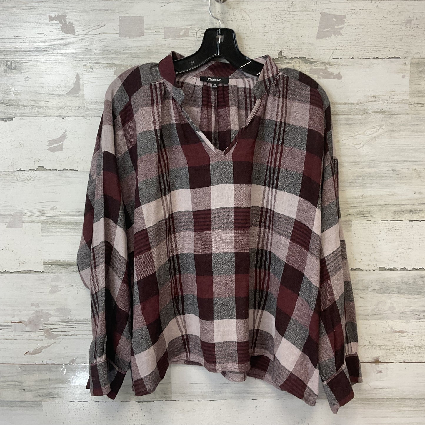 Blouse Long Sleeve By Madewell Size: Xl