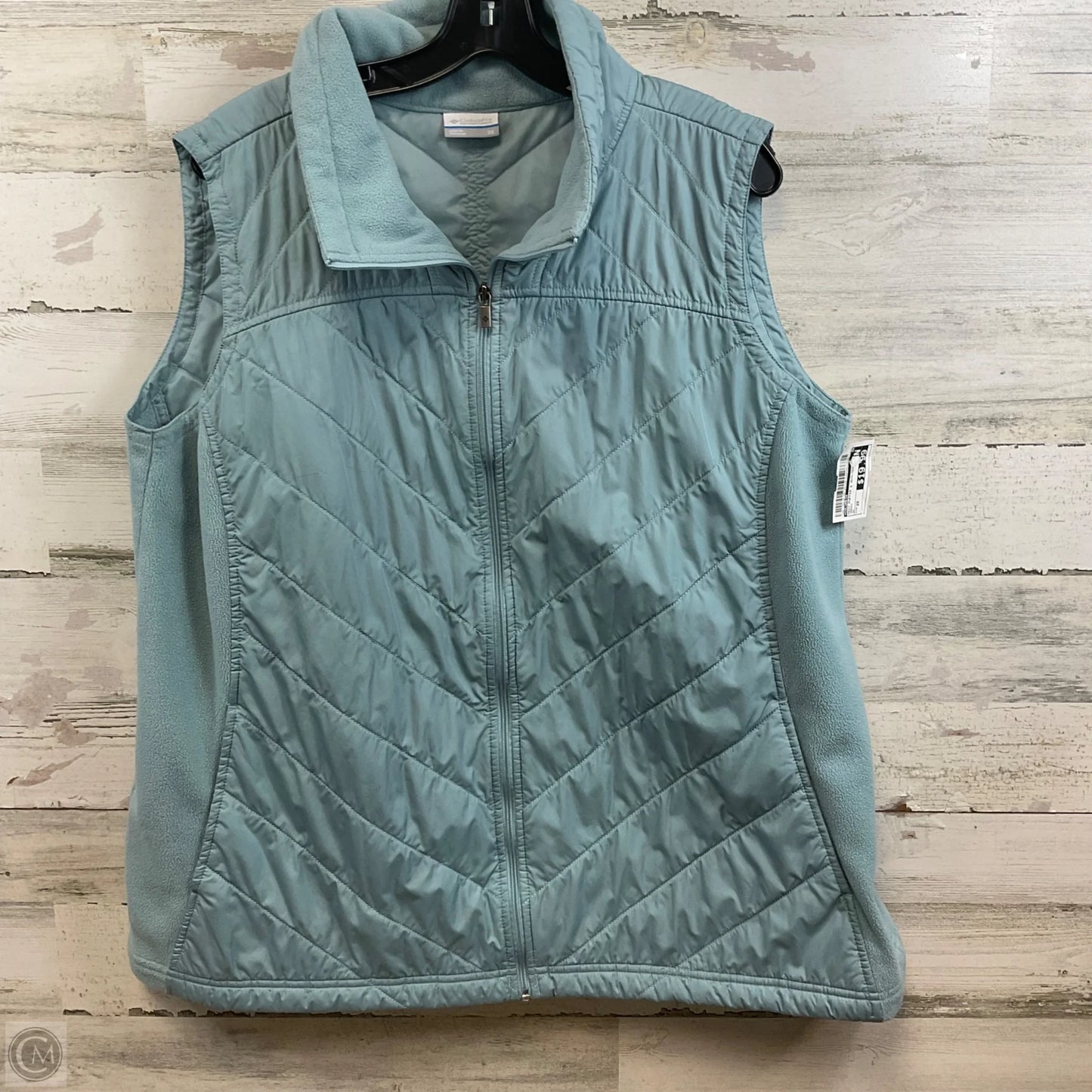 Vest Puffer & Quilted By Columbia In Green, Size: 2x