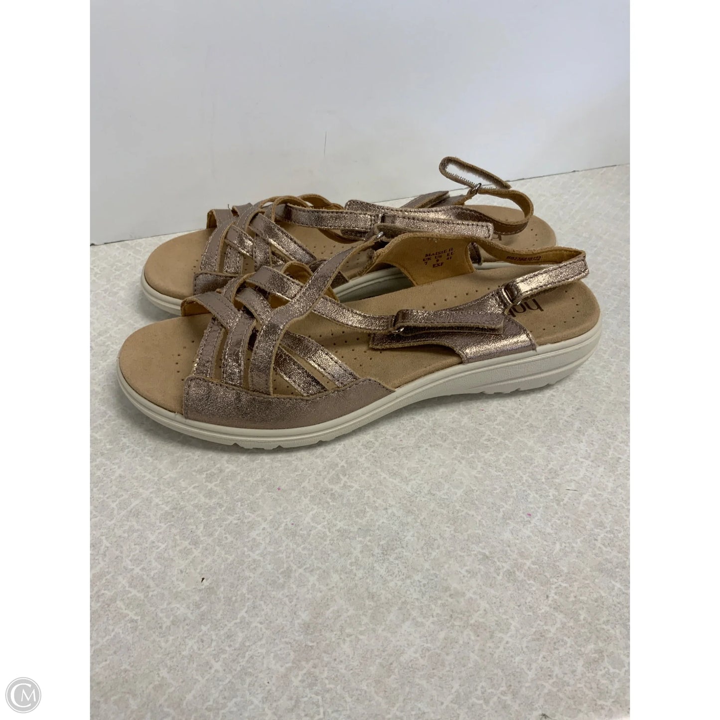 Sandals Flats By Holter In Gold, Size: 7