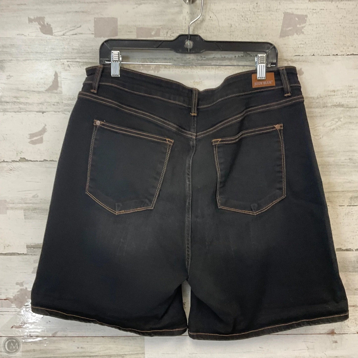 Shorts By Judy Blue In Black Denim, Size: 3x