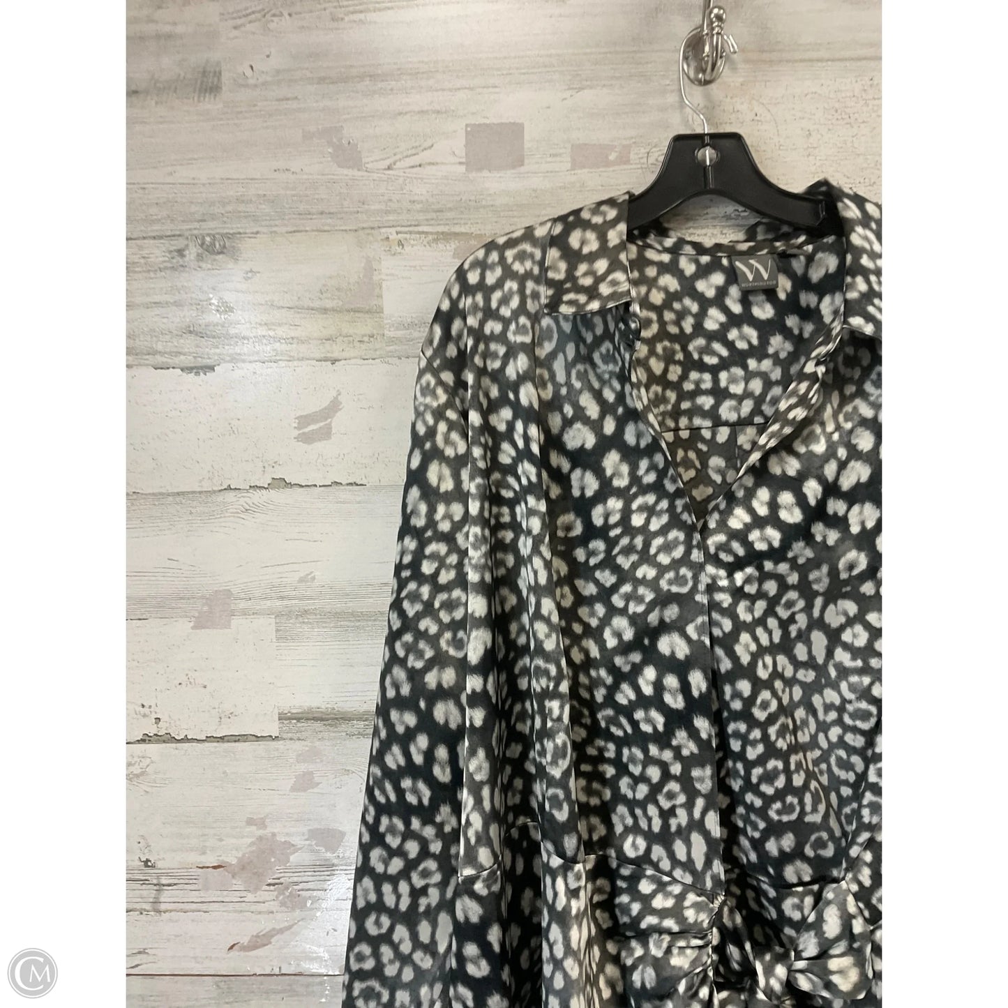 Dress Party Midi By Worthington In Grey, Size: 3x
