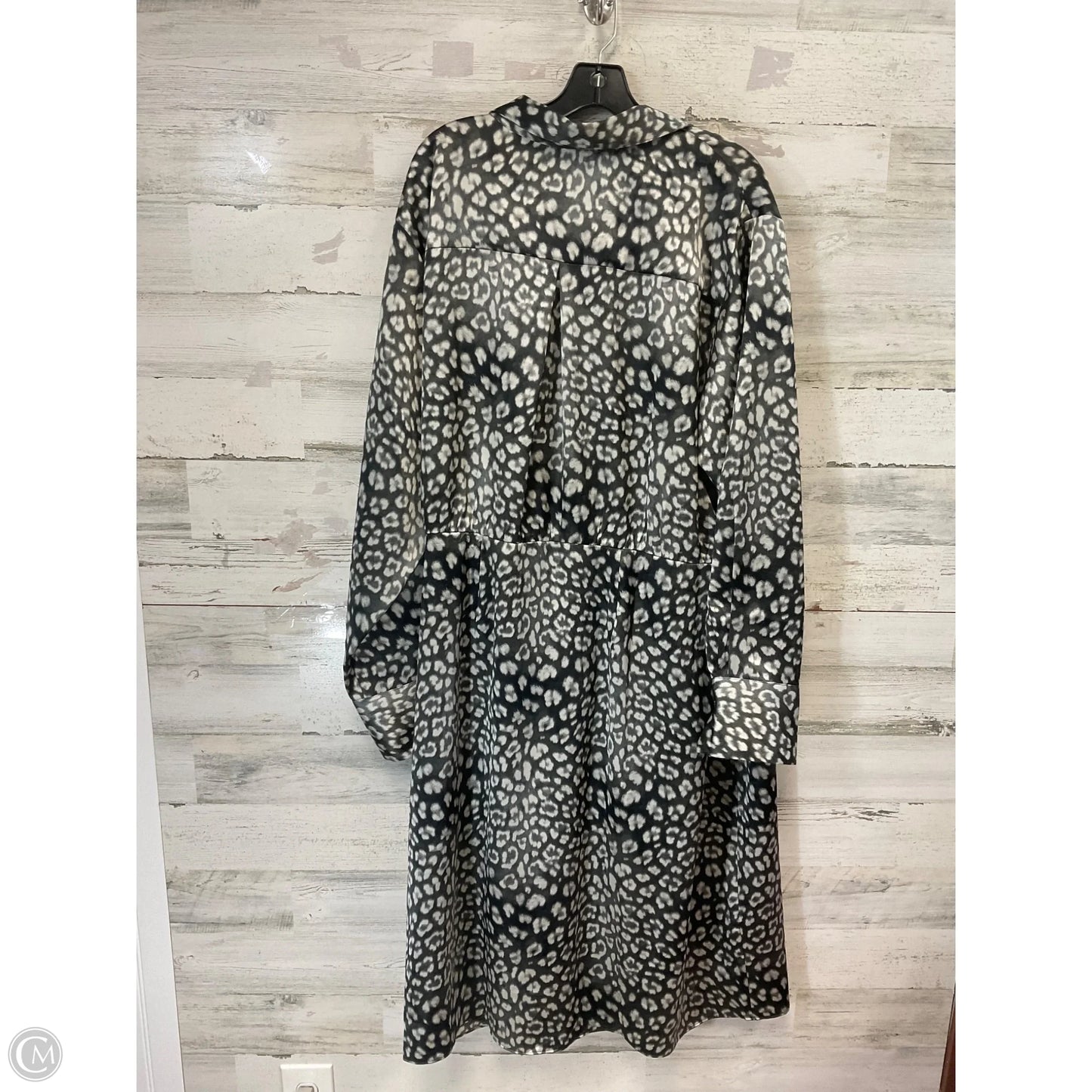 Dress Party Midi By Worthington In Grey, Size: 3x