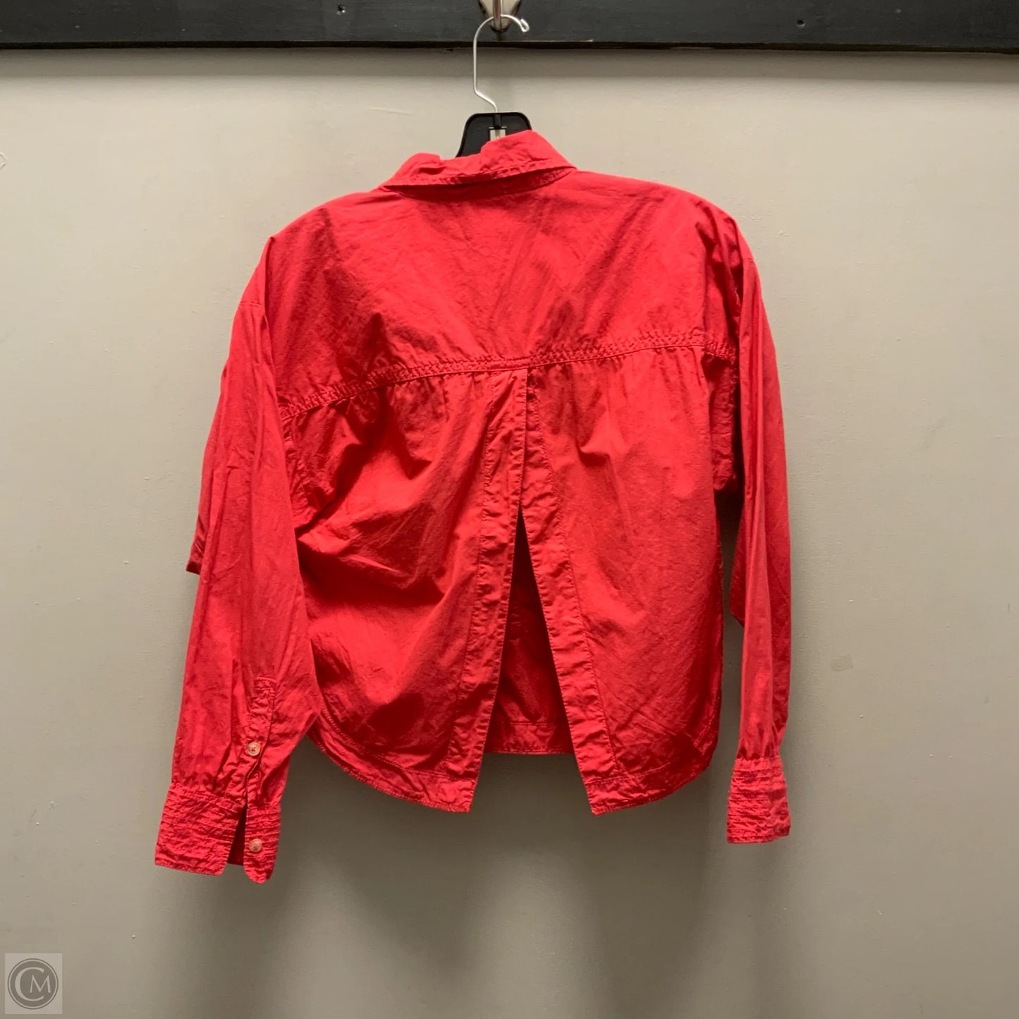 Top Long Sleeve By Pilcro In Red, Size: Xxs