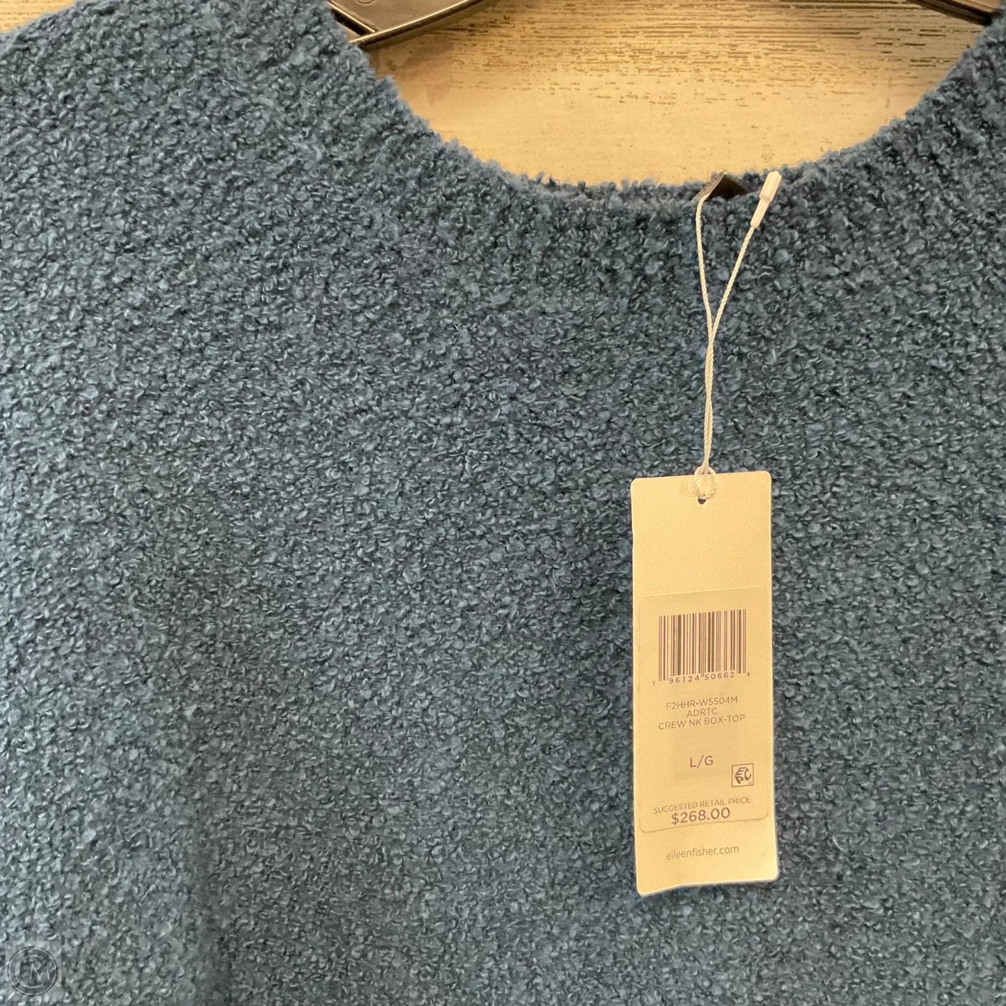 Sweater By Eileen Fisher In Blue, Size: L