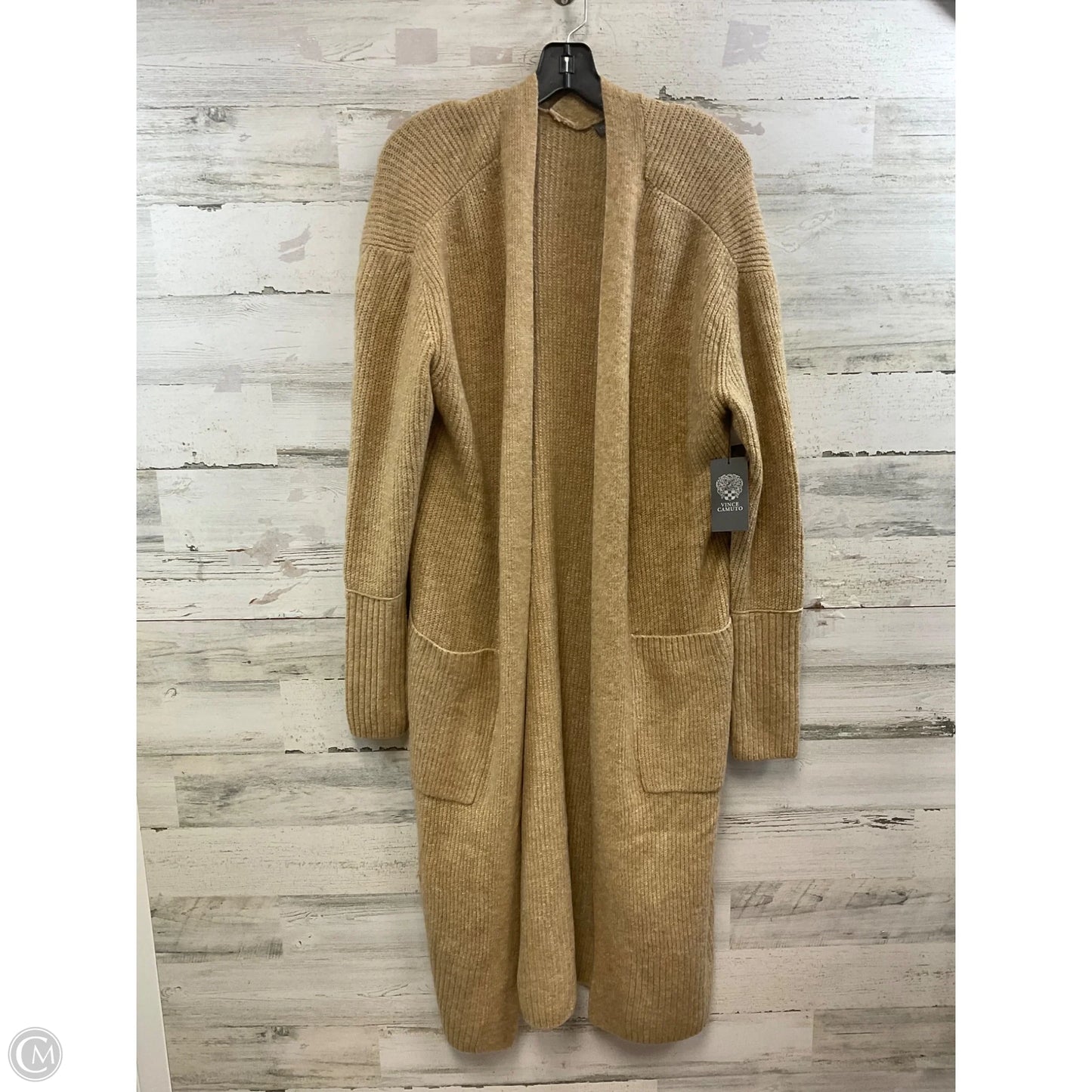 Sweater Cardigan By Vince Camuto In Brown, Size: S