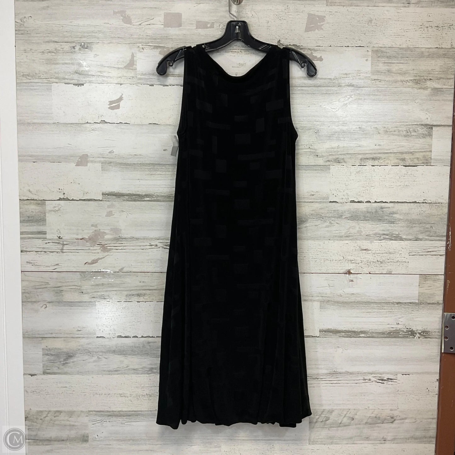 Dress Casual Midi By Chicos In Black, Size: S