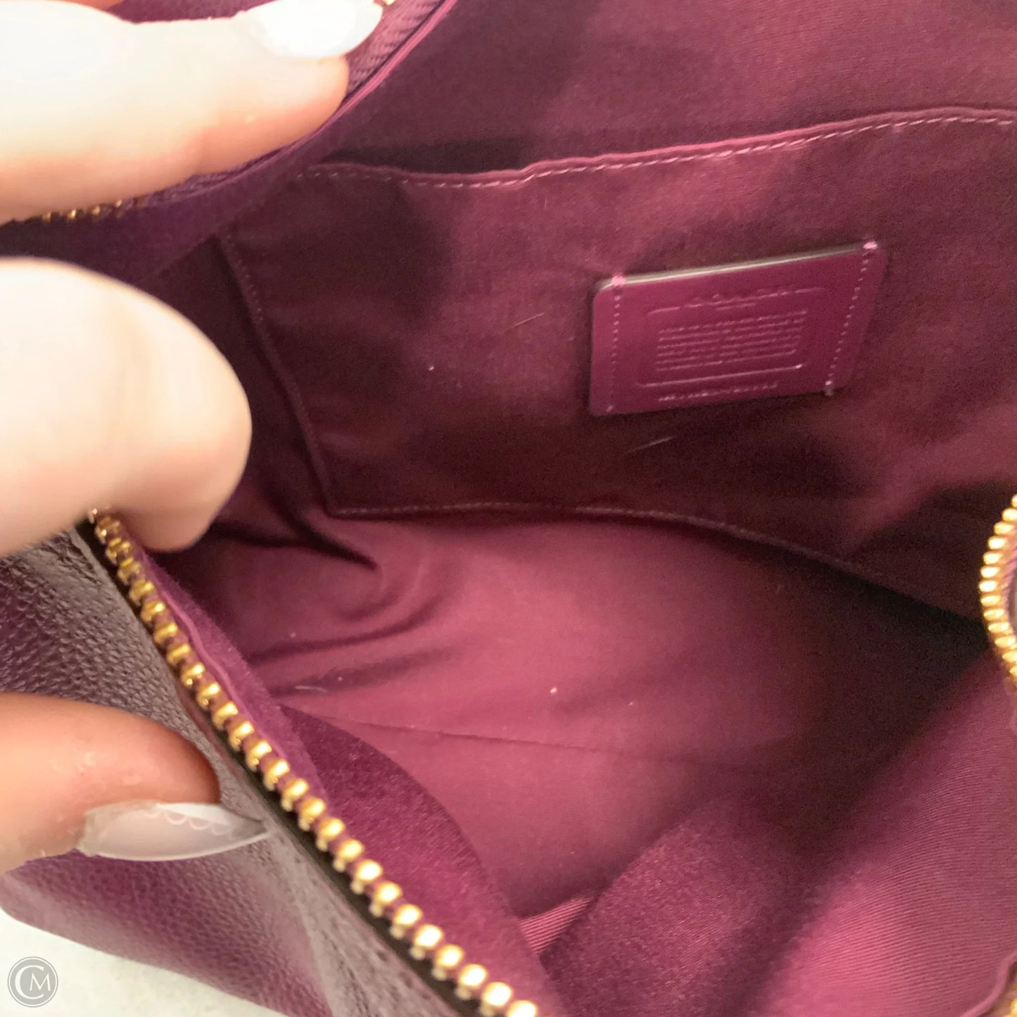Handbag Designer By Coach, Size: Large