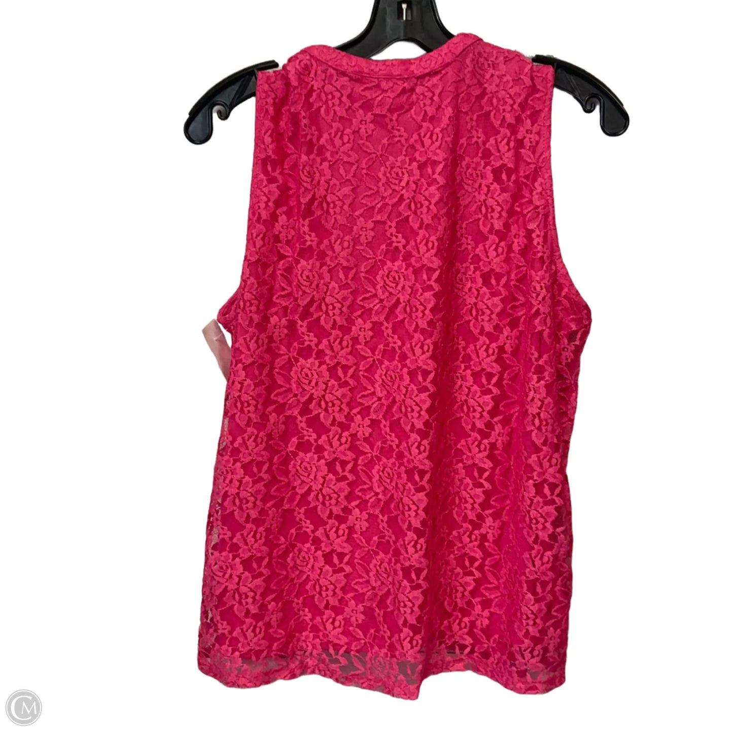 Top Sleeveless By Ny Collection In Pink, Size: Xlp