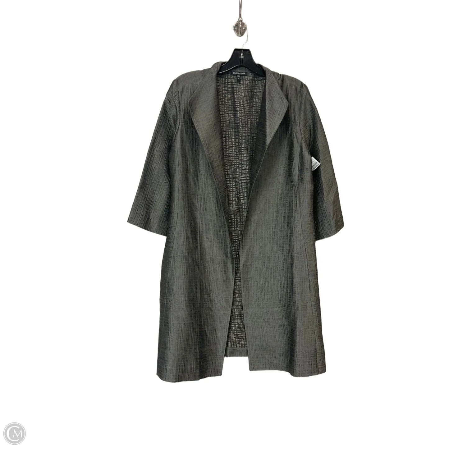 Jacket Other By Eileen Fisher In Green, Size: L