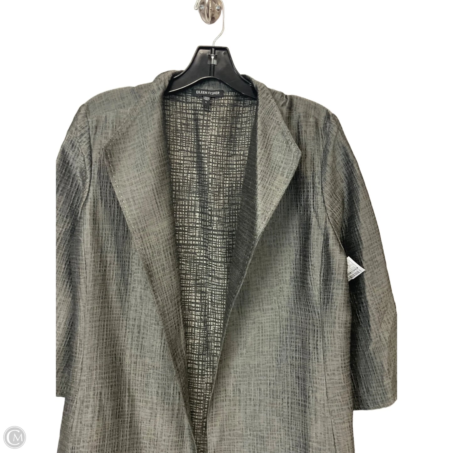 Jacket Other By Eileen Fisher In Green, Size: L