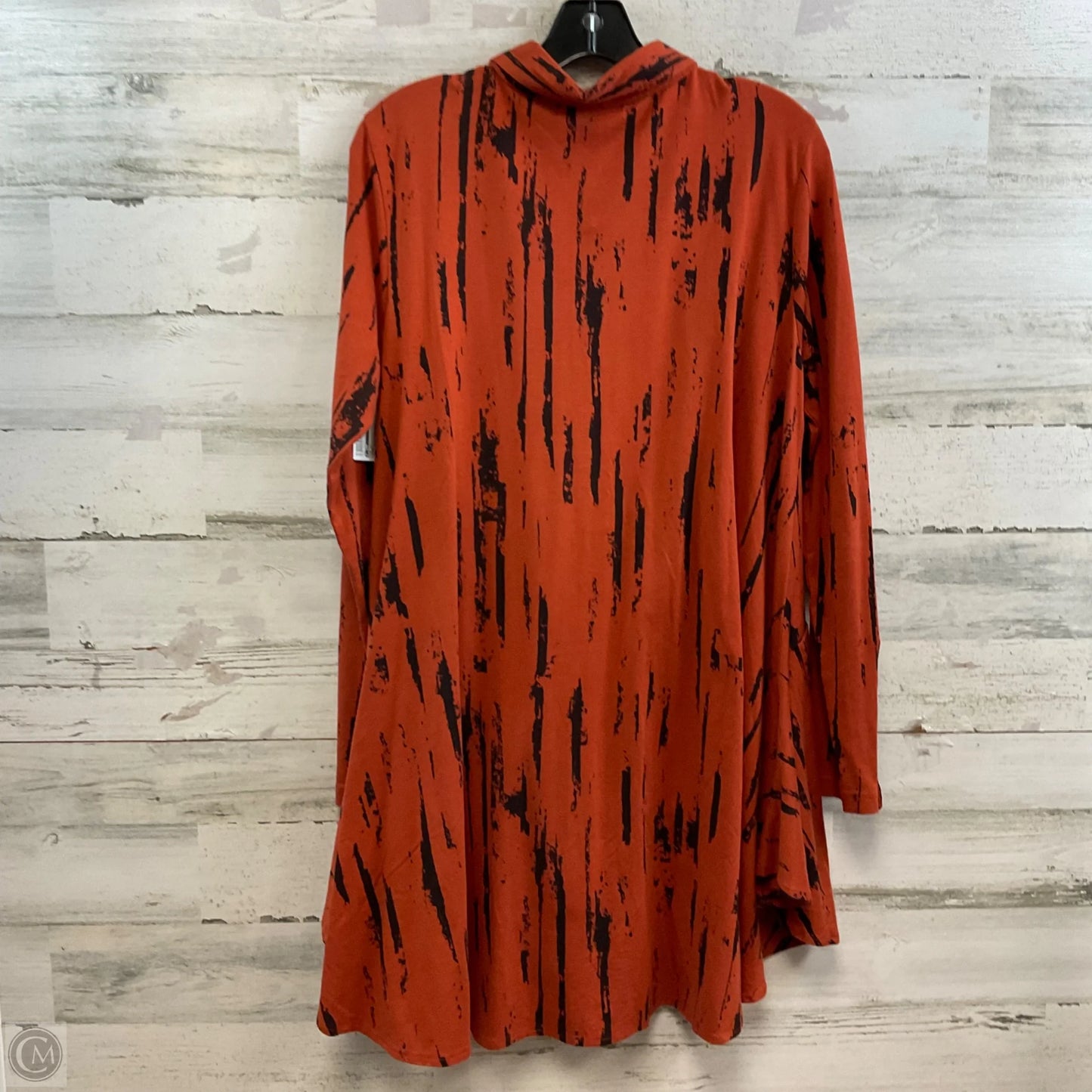 Top Long Sleeve By SNAPDRAGON & TWIG In Brown, Size: Xs