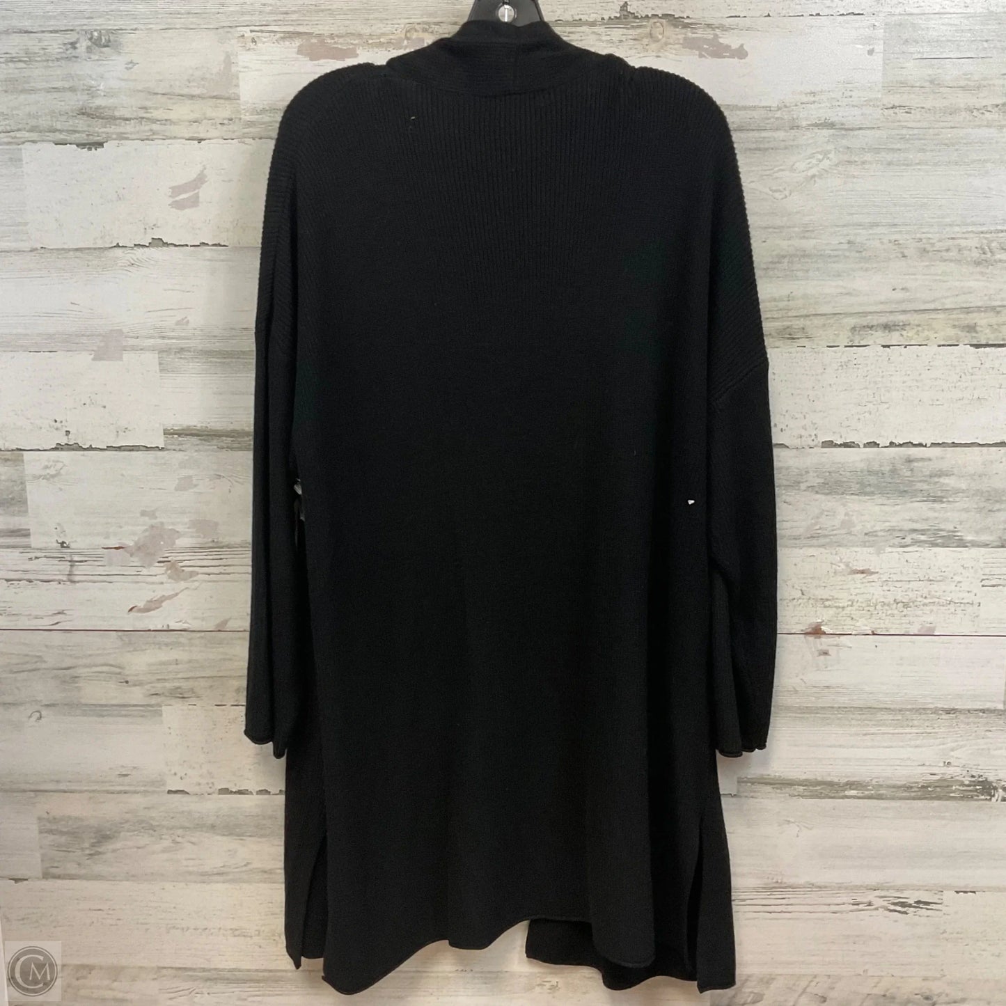 Sweater Cardigan By Tahari By Arthur Levine In Black, Size: 2x