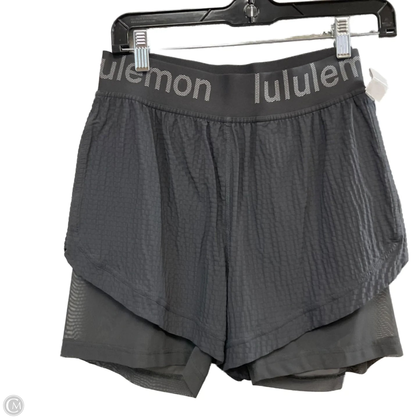 Athletic Shorts By Lululemon In Grey, Size: 8