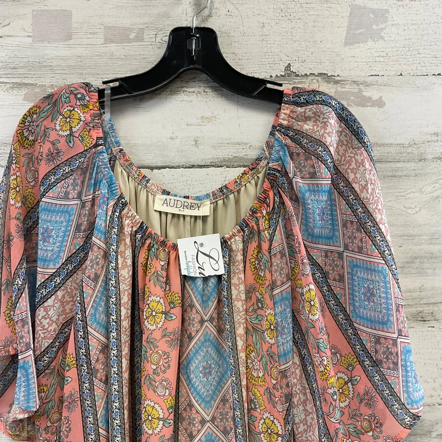 Dress Casual Short By AUDREY In Peach, Size: S