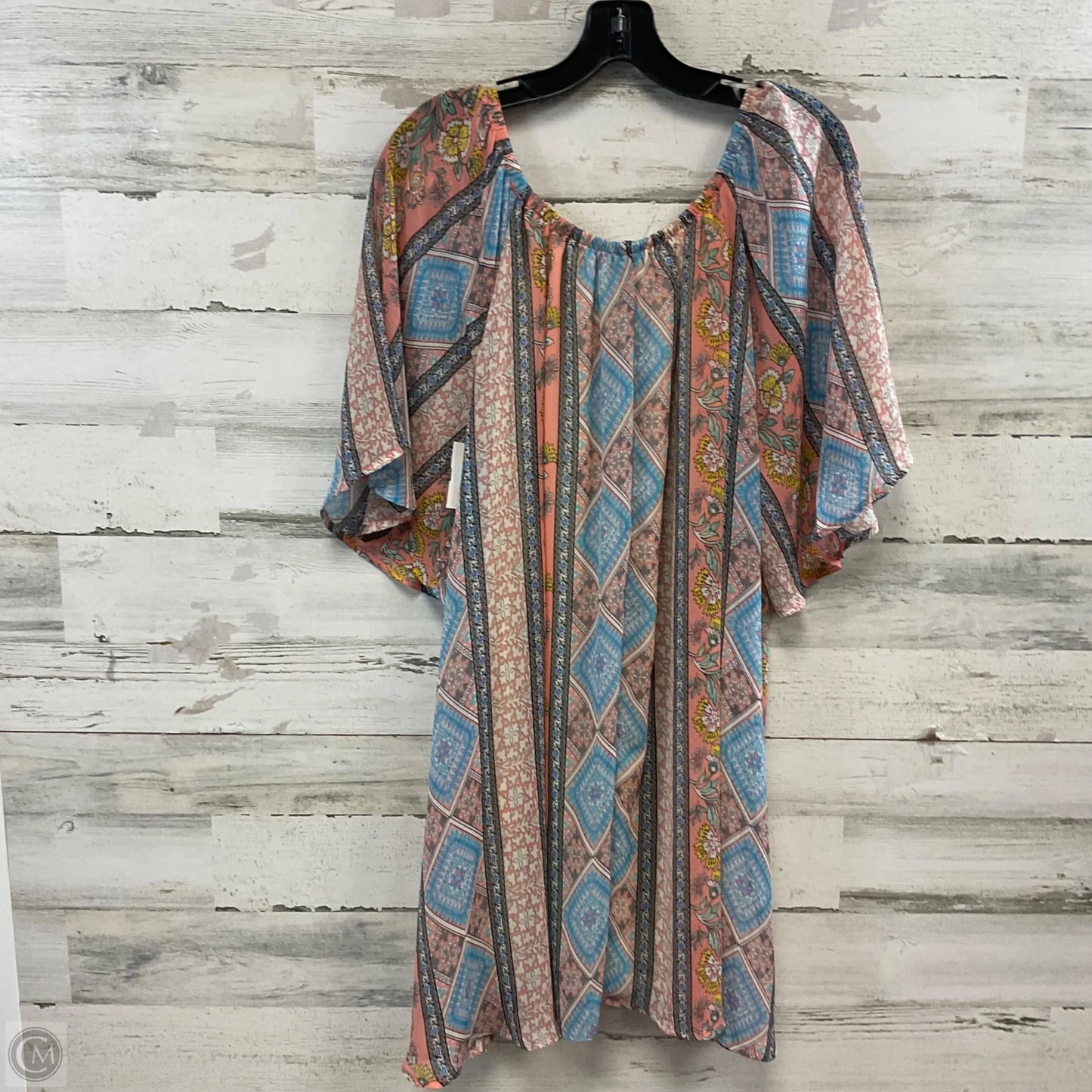 Dress Casual Short By AUDREY In Peach, Size: S