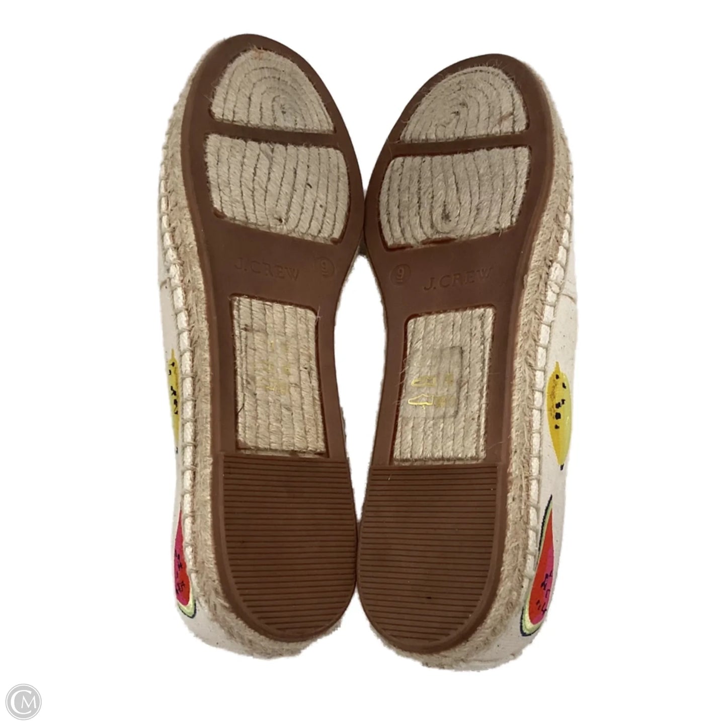 Shoes Flats By J. Crew In Cream Print, Size: 9