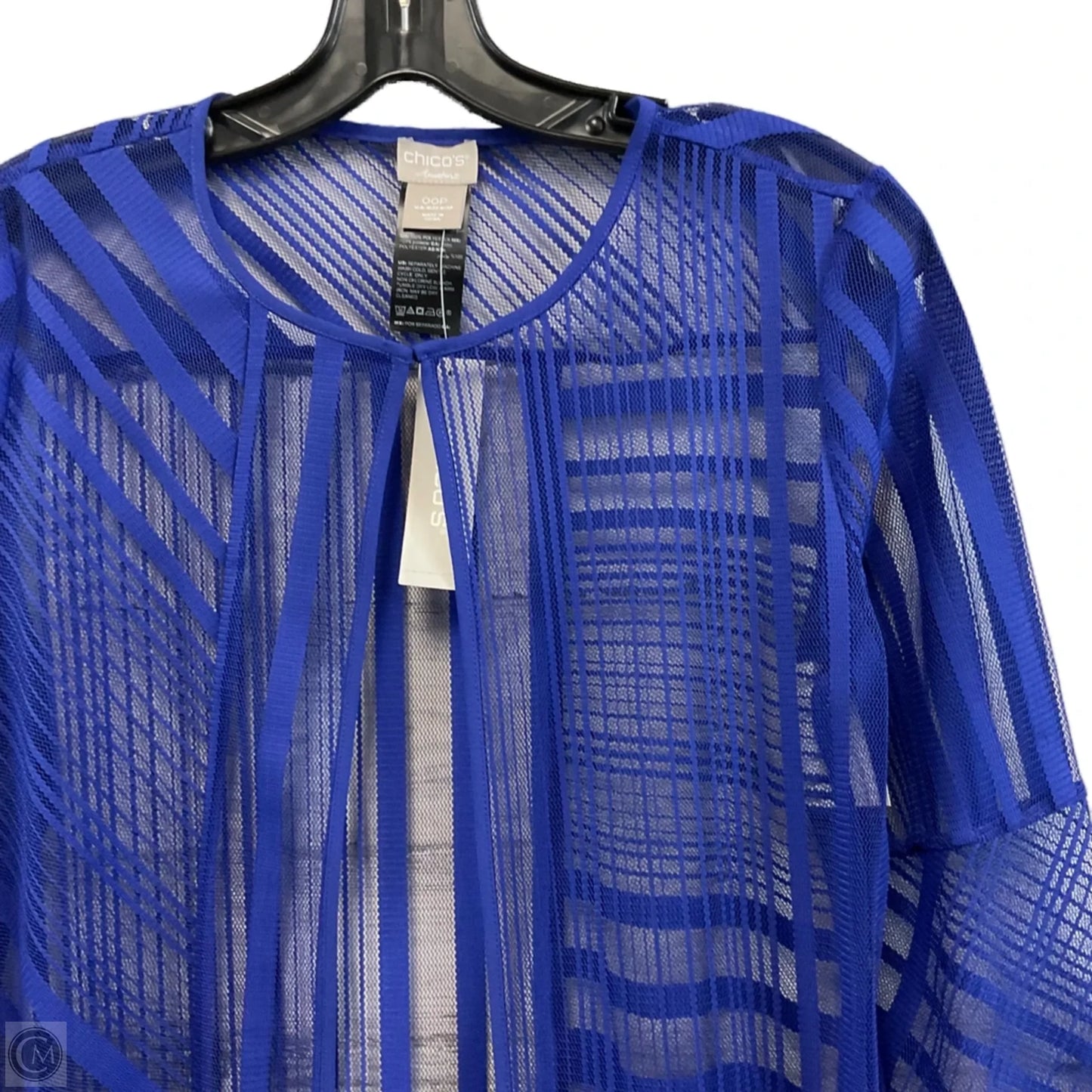 Jacket Other By Chicos In Blue, Size: Xs