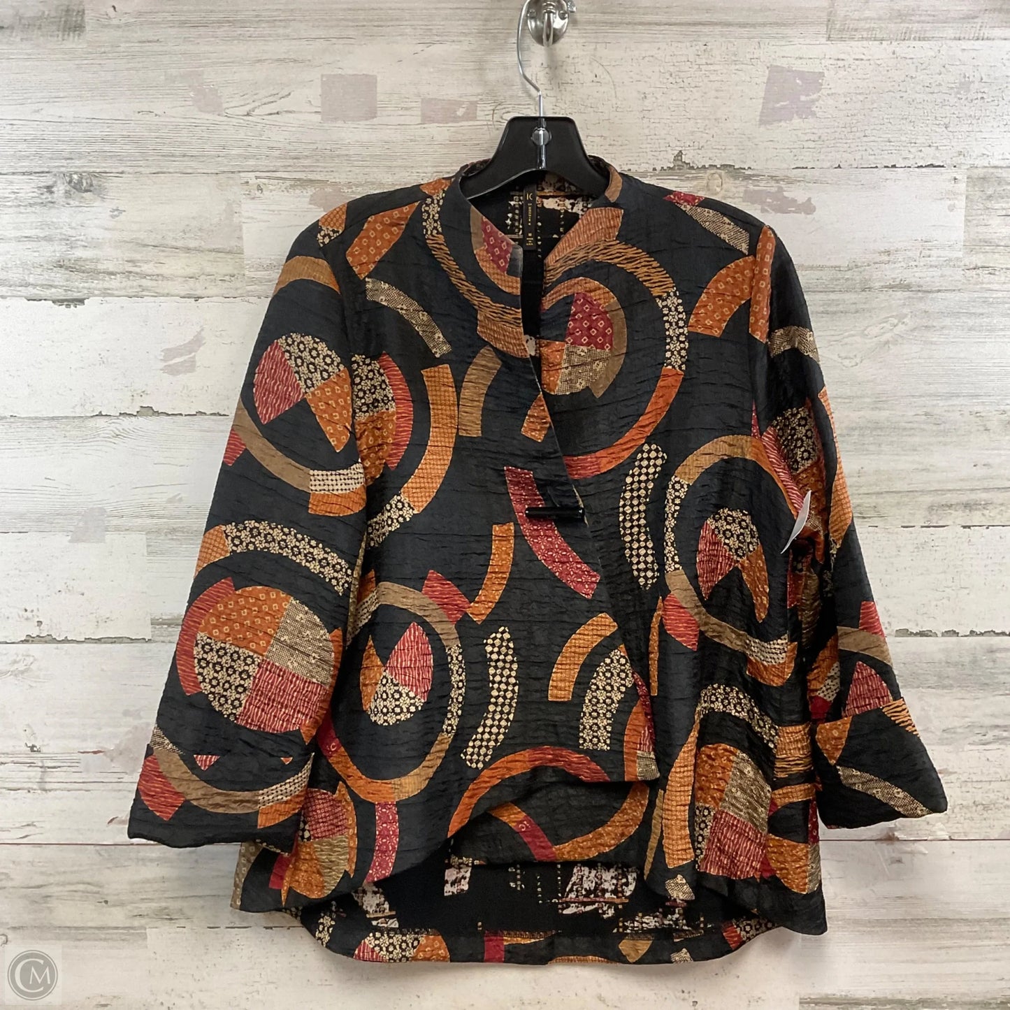Top Long Sleeve By Ic By Connie K In Black, Size: M