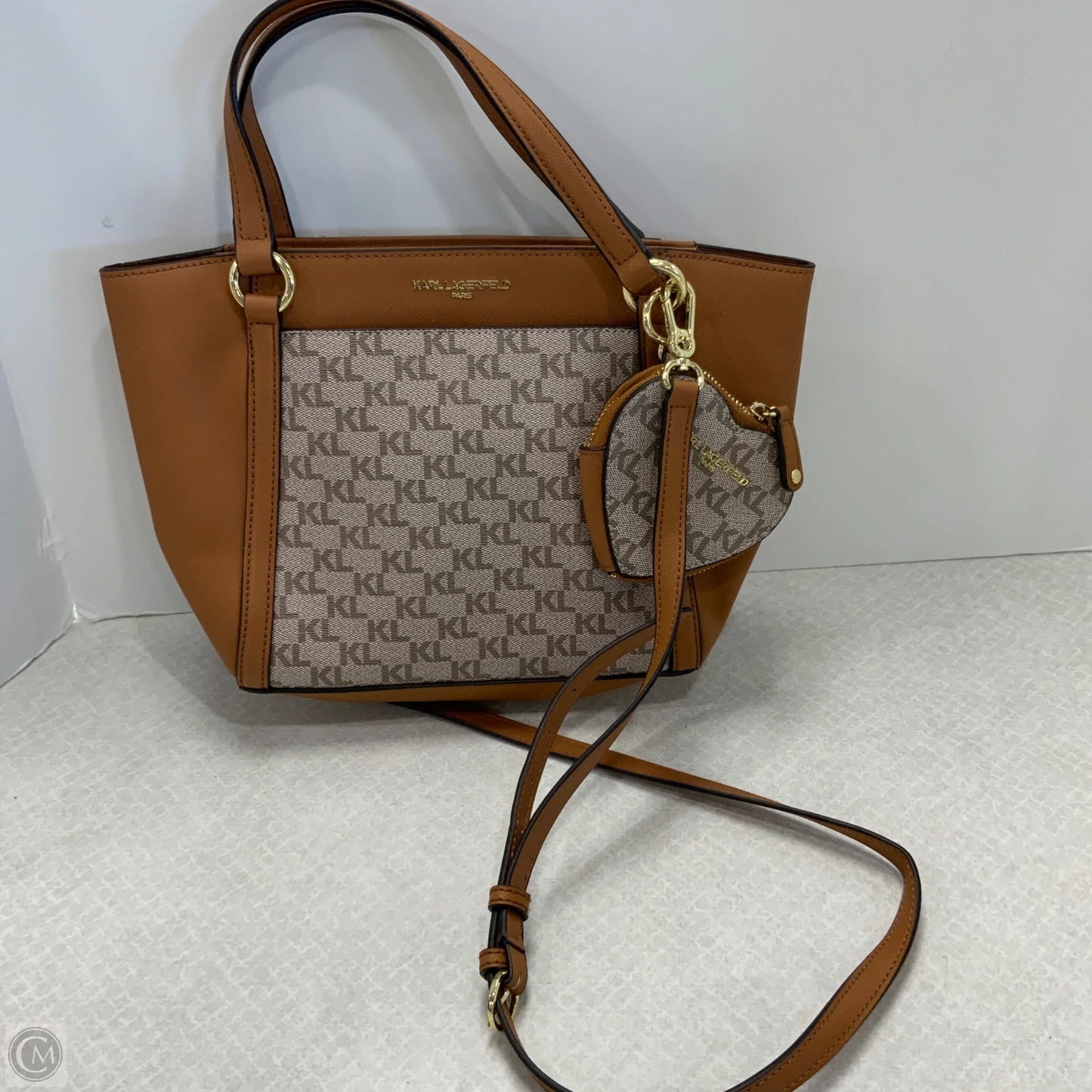 Handbag Designer By Karl Lagerfeld, Size: Medium