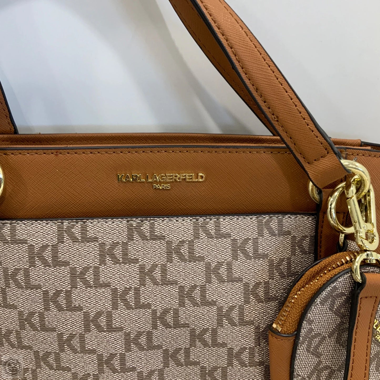 Handbag Designer By Karl Lagerfeld, Size: Medium