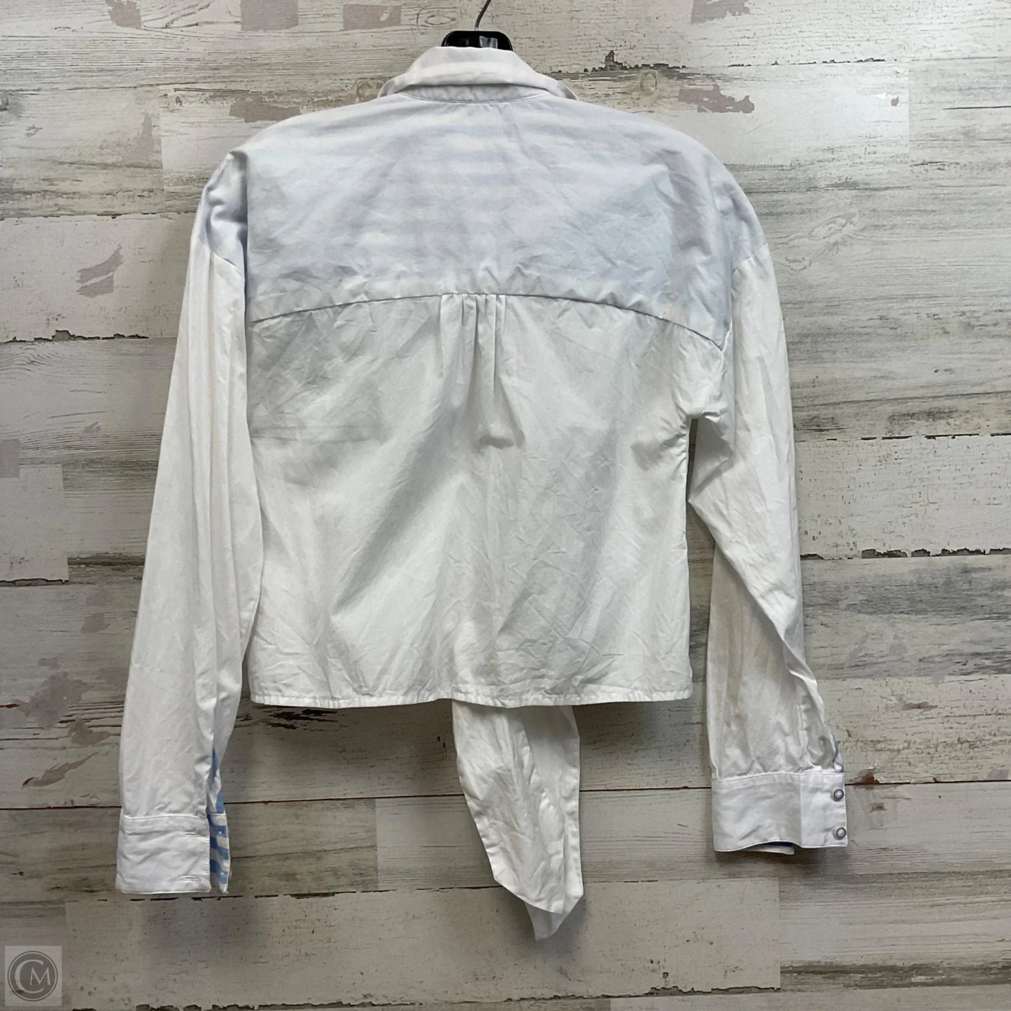Blouse Long Sleeve By Maeve In White, Size: Xs