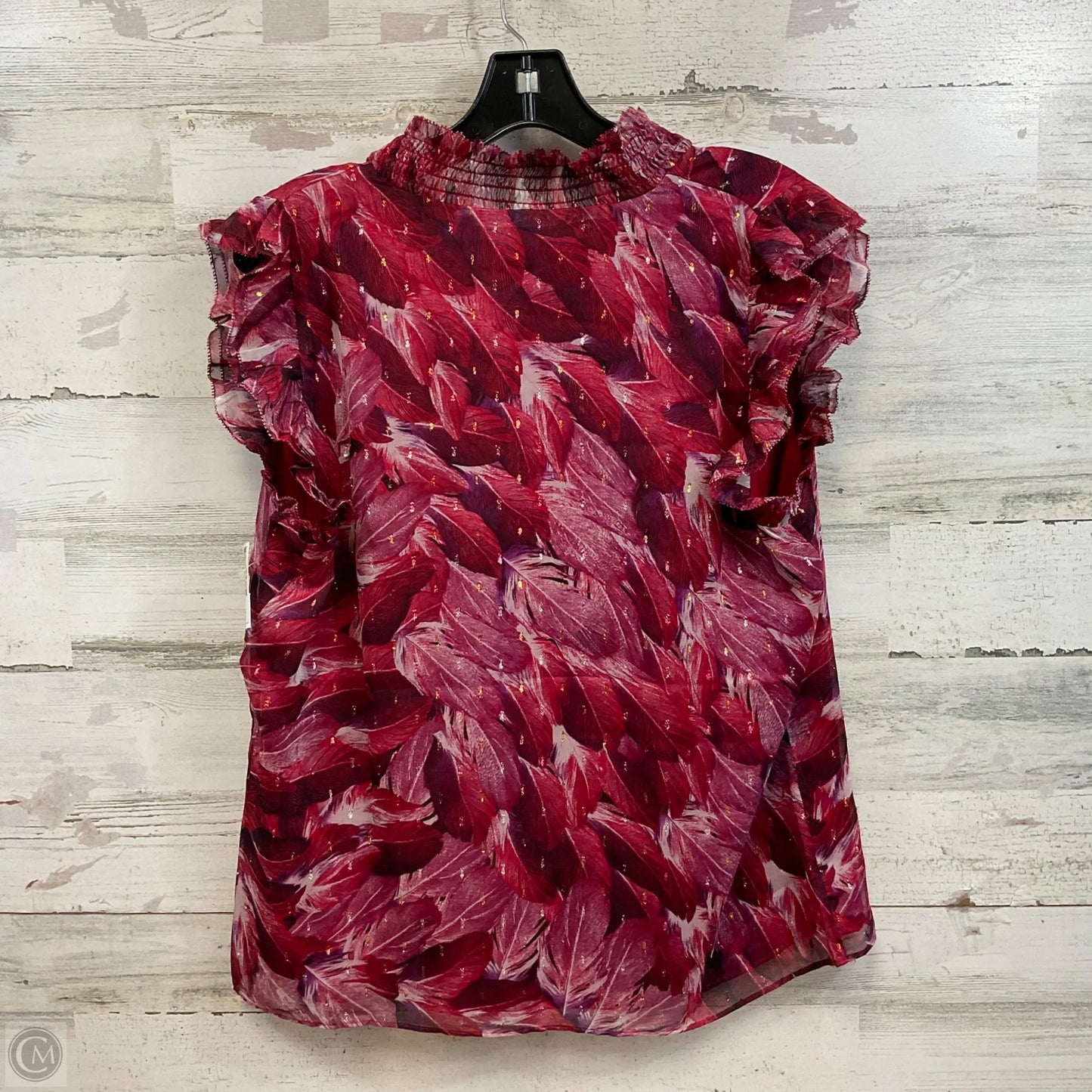 Blouse Sleeveless By White House Black Market In Red, Size: M