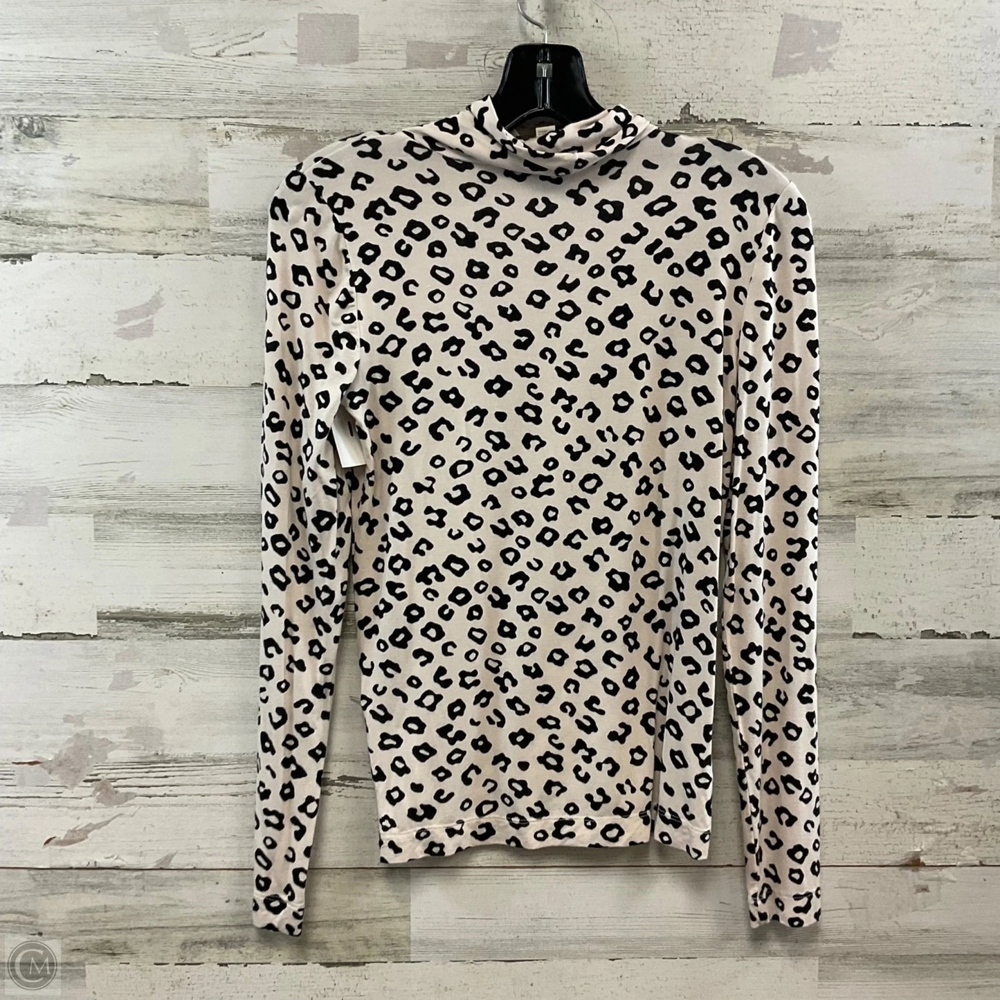 Top Long Sleeve Basic By Loft In Animal Print, Size: Xs